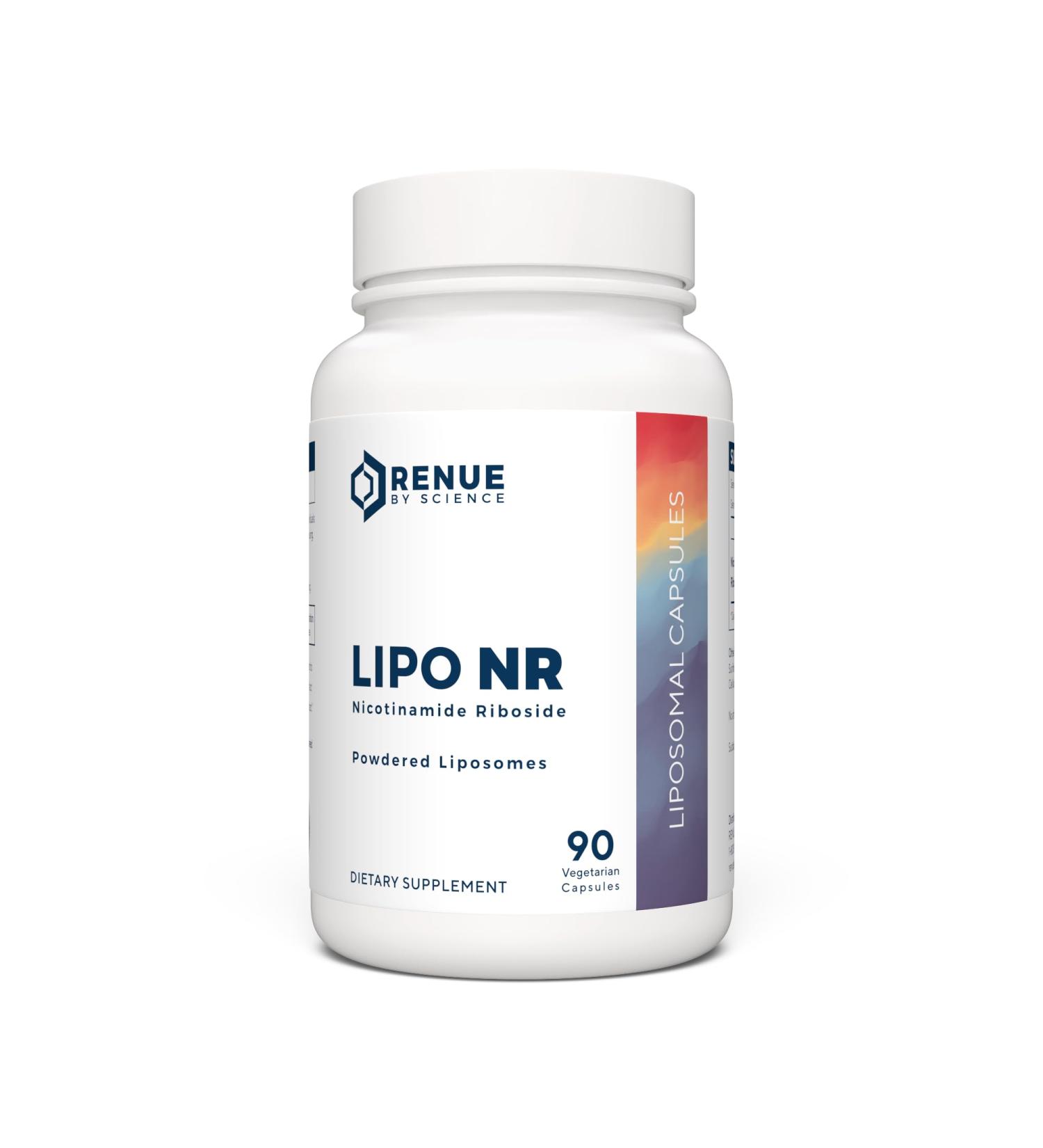 RENUE by Science Nicotinamide Riboside | High Strength Liposomal NAD Supplement | 90 Nicotinamide Capsules - 300mg Nicotinamide Riboside per Serving | Manufactured in The USA Third-Party Tested - Buy Online on GoSupps.com