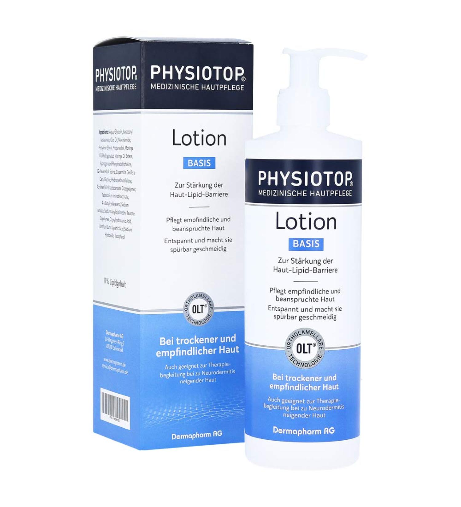 DERMAPHARM AG PHYSIOTOP Basic Lotion Colorless 400 milliliters