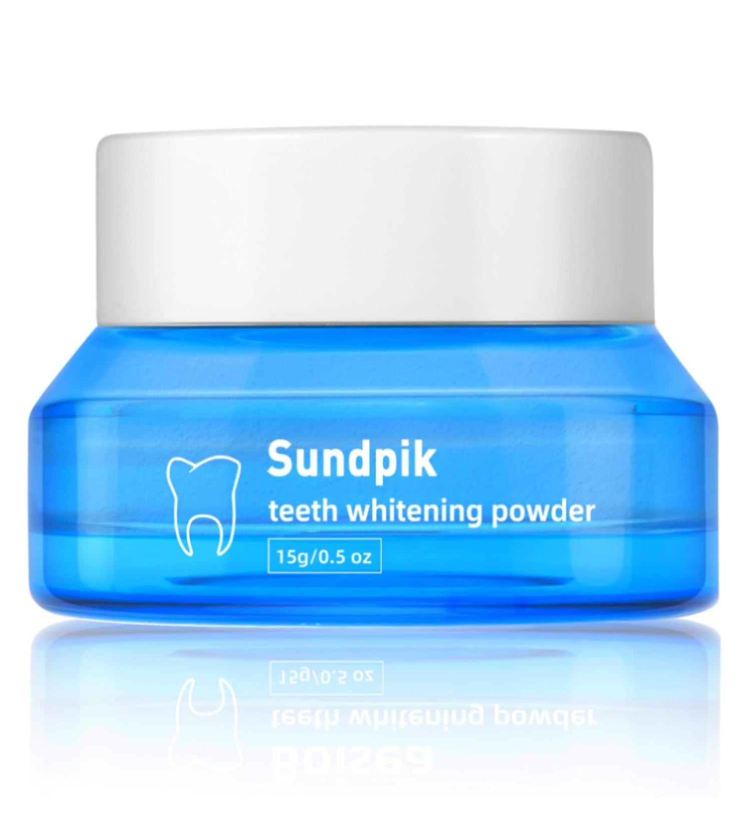 2PCS Teeth Whitening Powder Removes Stains with No Sensitivity Enamel-Safe Toothpaste Whitening Powder for Coffee Tea Food and Tobacco Stains - Buy Online on GoSupps.com