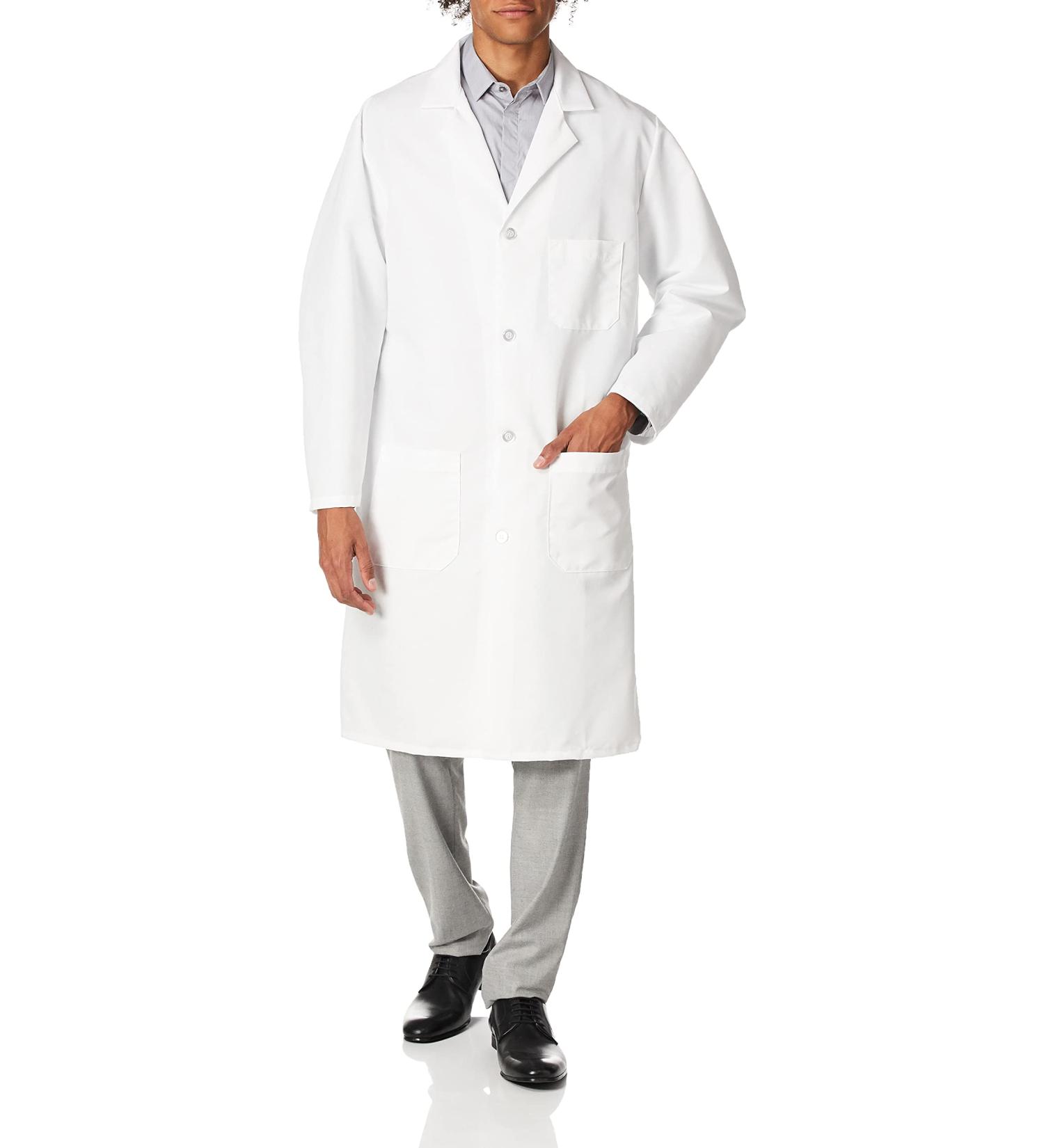 Red Kap Men's X-Large White Lab Coat with Exterior Pocket - Buy Online on GoSupps.com