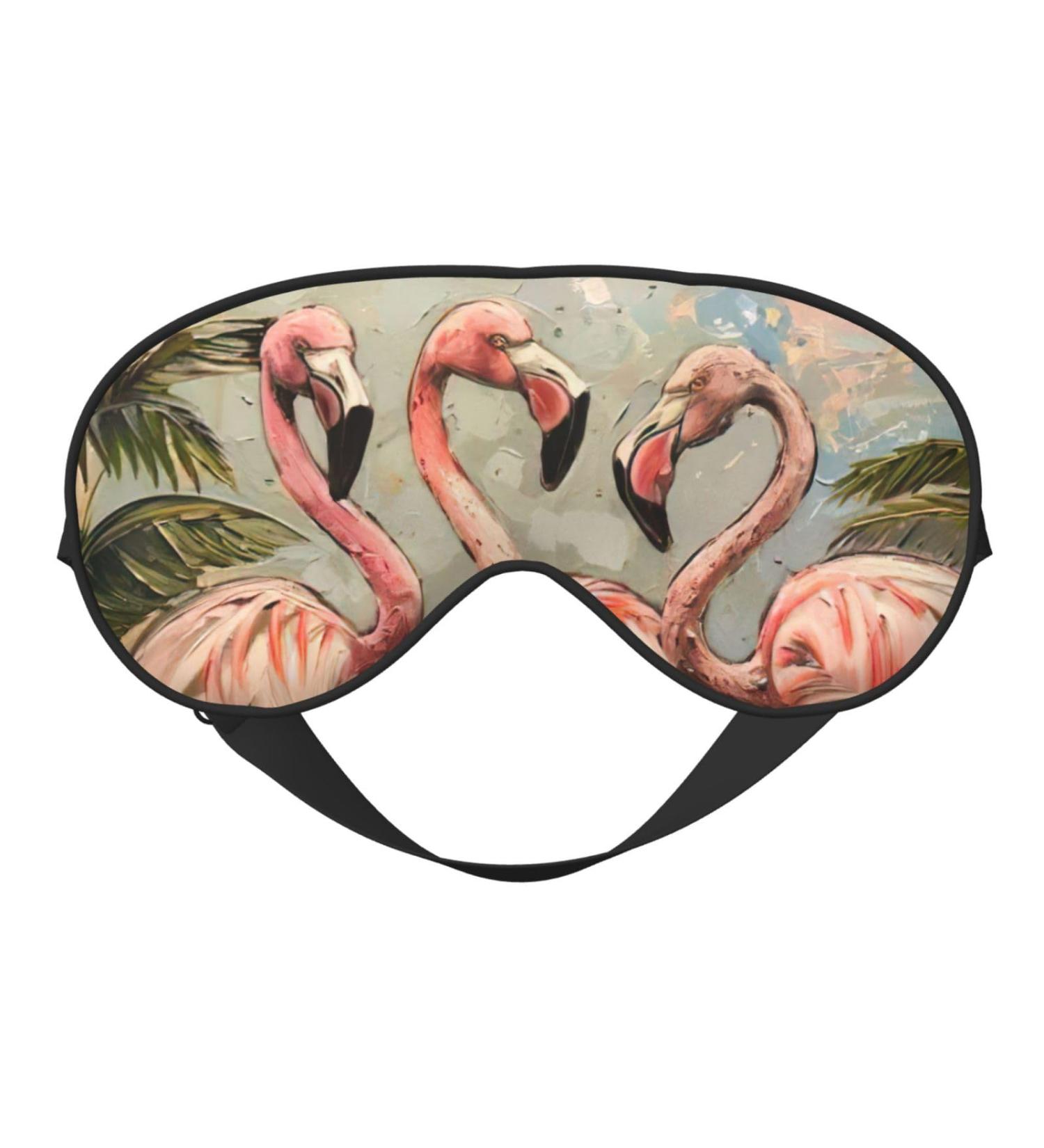 Buy Four Flamingos Sleep Mask | Adjustable Breathable & Fashionable Eye Mask for Ultimate Comfort International Shipping Available - Buy Online on GoSupps.com