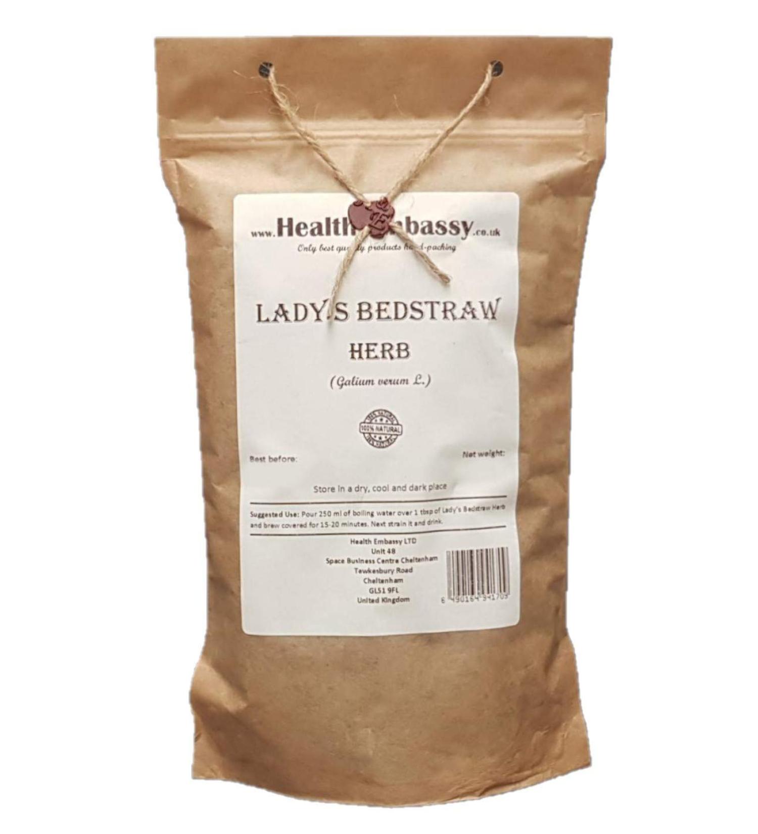 Lady's Bedstraw Herb Tea | Galium Verum L | Caille Lait Jaune Herbe Tisane | Health Embassy (50g) - Buy Online on GoSupps.com