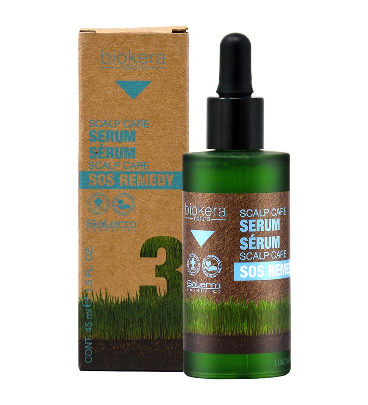 Salerm Biokera Natura Scalp Serum SOS REMEDY 45ml/1.5oz