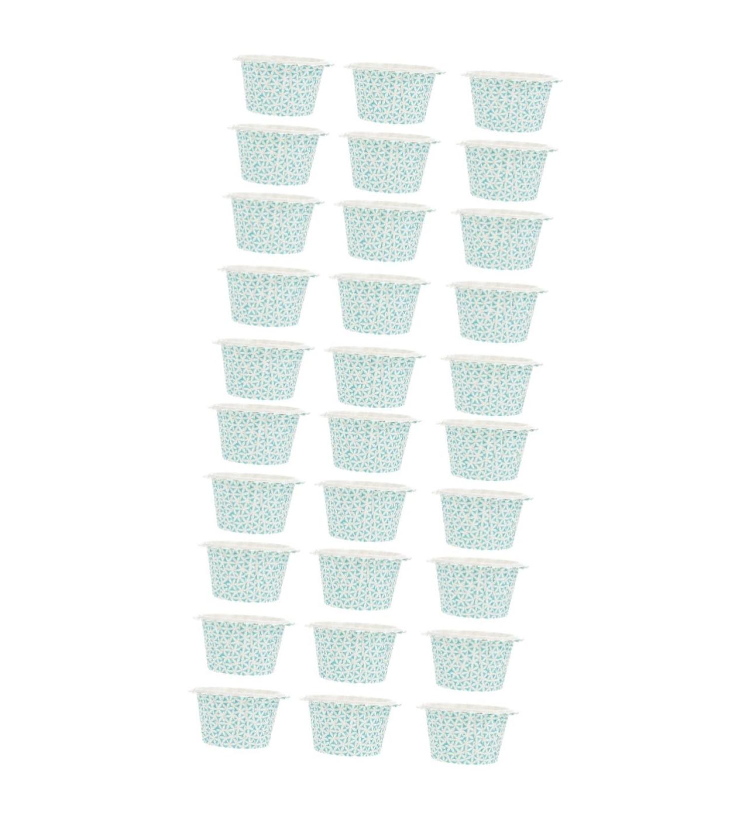 HOMSFOU 100 Pcs Cake Cups Baking Cake Cup Baking Cup Wraps Paper Dessert Liners Paper Muffin Wedding Cupcake Liners Mini Cupcake Liners Crayon Greaseproof Paper Round Container Baby 7.5X7.5X4CMx2pcs Greyx2pcs - Buy Online on GoSupps.com