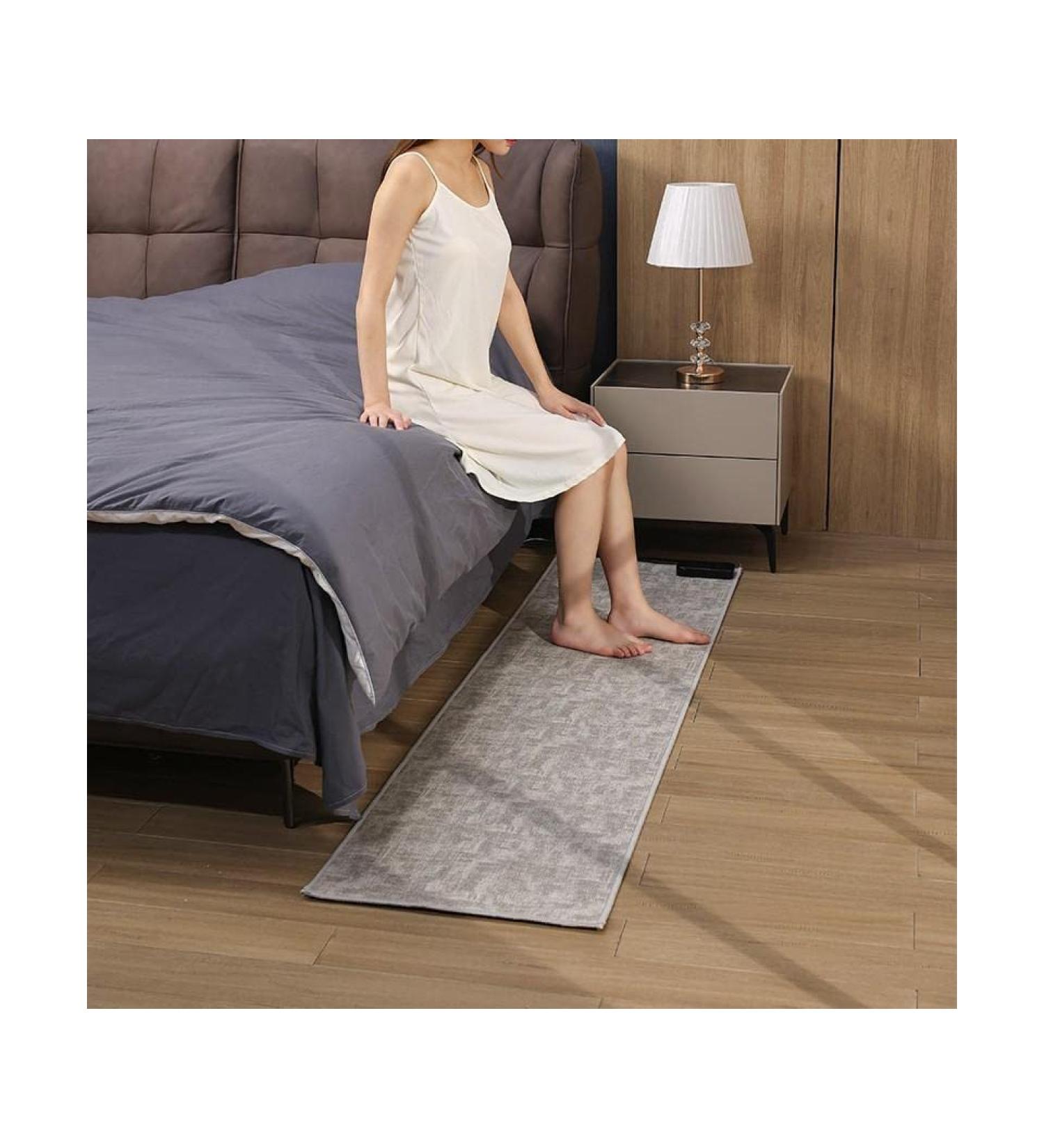 Demya Heated Carpet Mat 100x200cm | Energy-Saving Floor Heating with Remote Control Timer & Thermostat | Easy to Clean Foot Warmer  - Buy Online on GoSupps.com