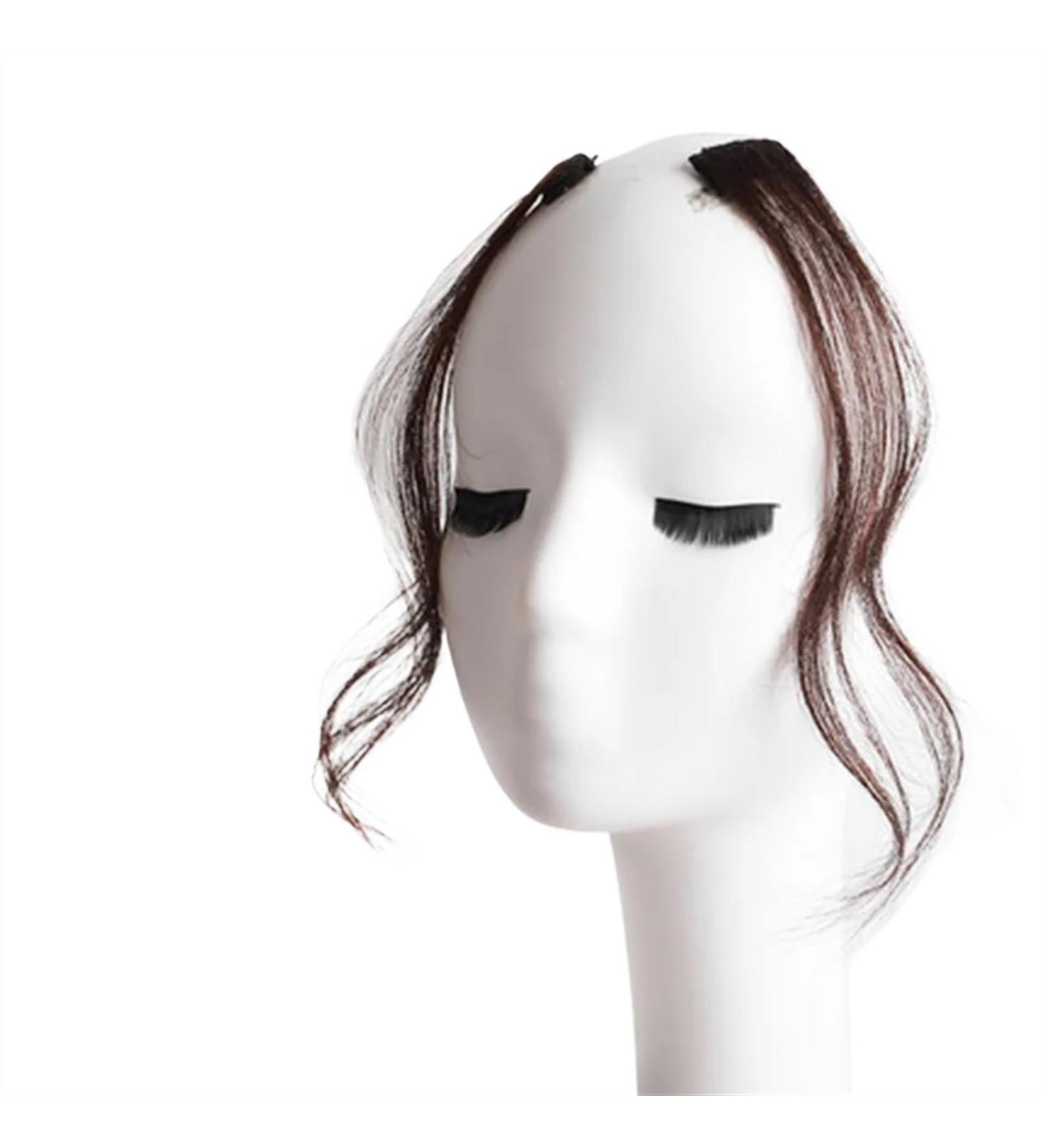 Bangs 2 PCS Set Long Side Air Bangs Wavy Curly Clip in Bangs Hair Pieces for Women Front Side Bangs for Daily Use for Women Curved Bangs for Daily Wear (Color : #22) - Buy Online on GoSupps.com