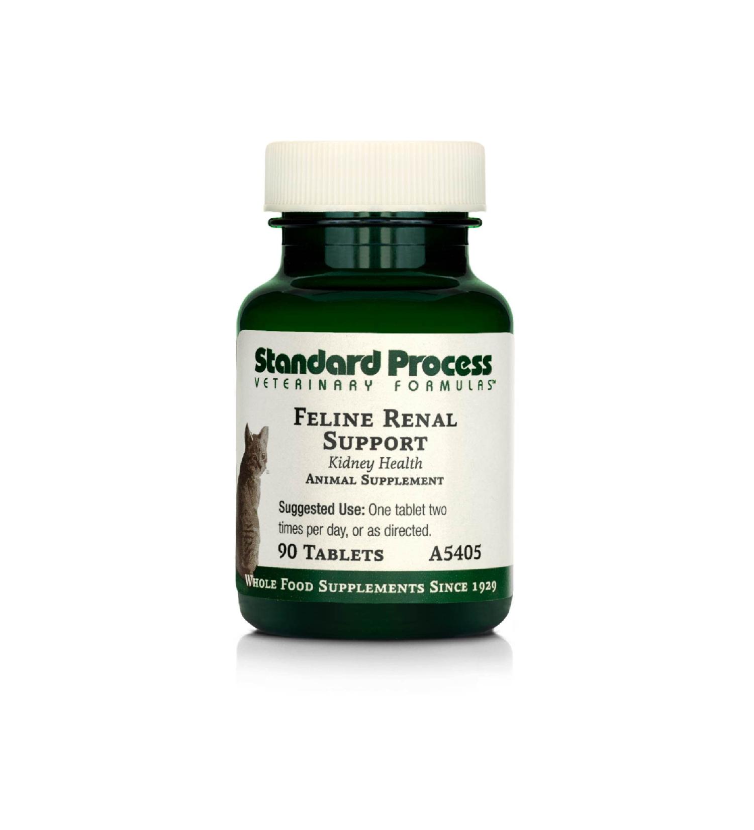 Standard Process Feline Renal Support - Kidney & Urinary Health for Cats - 90 Tablets - Buy Online on GoSupps.com