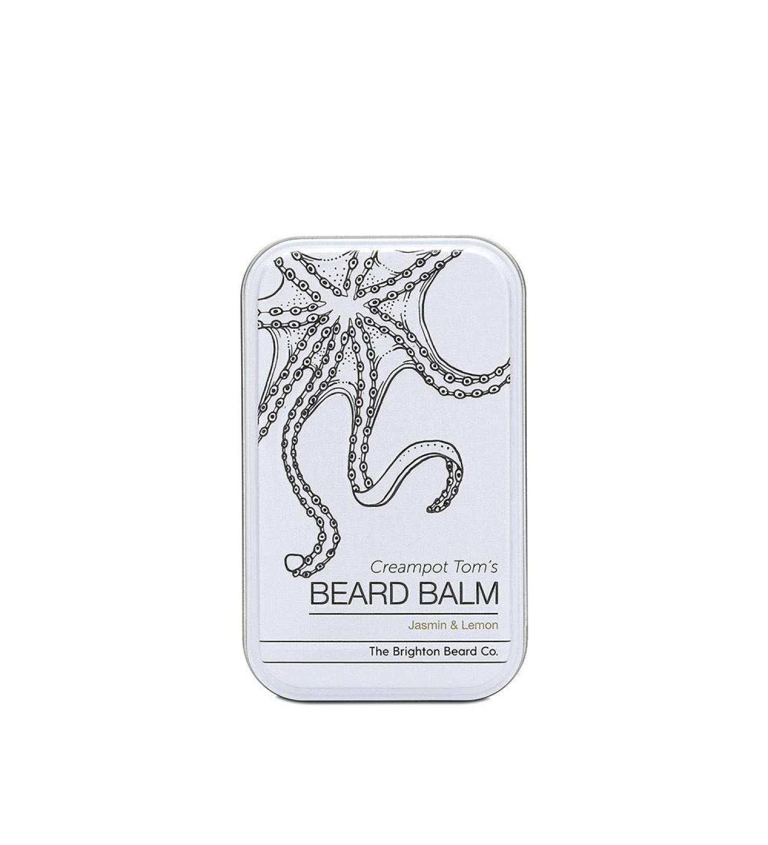 Brighton Beard Company Creampot - Jasmin & Lemon Beard Balm | Handmade Conditioning & Repair 80ml - Buy Online on GoSupps.com
