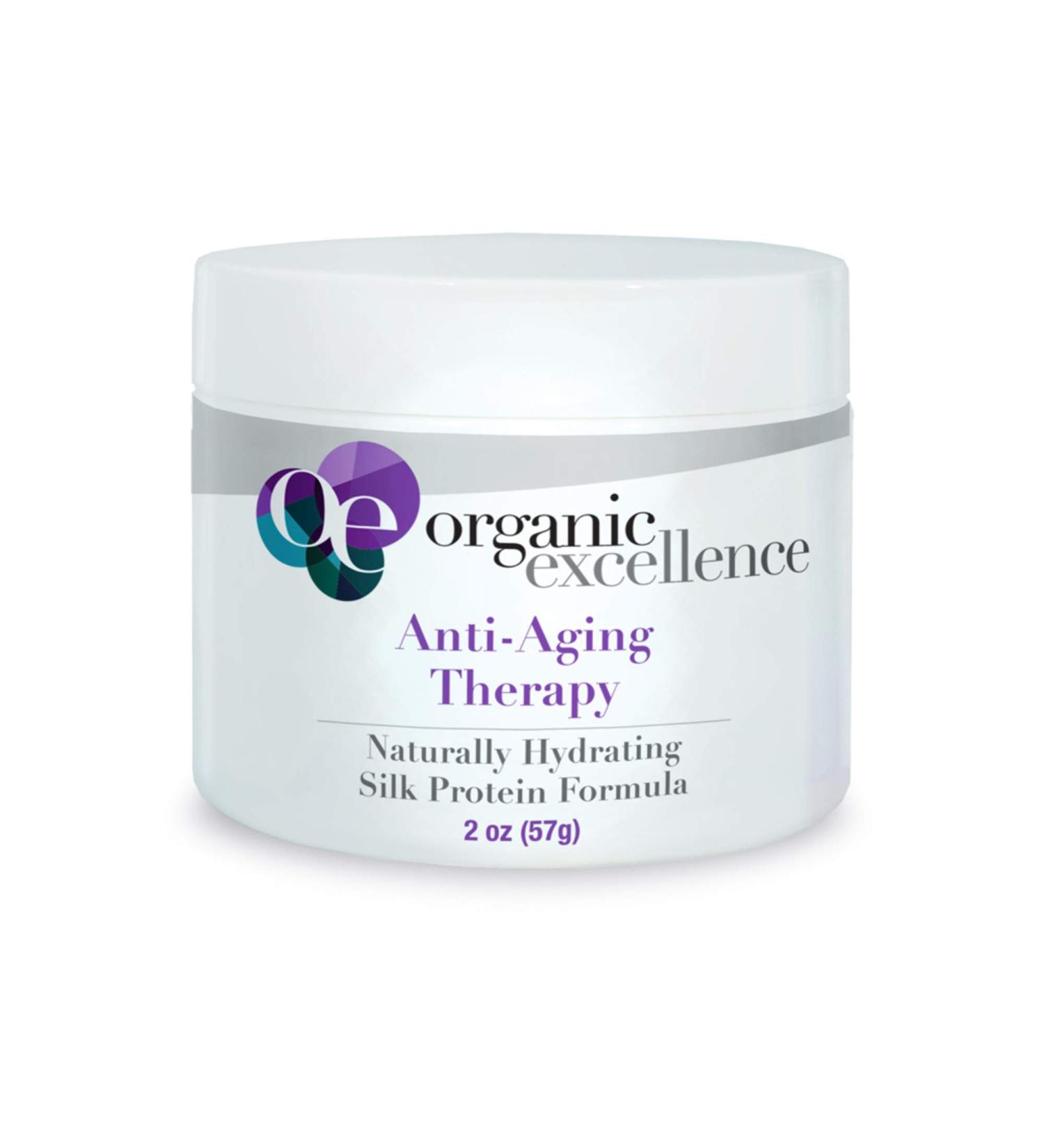 Organic Excellence Organic Moisturizer Face Cream - All Natural Non-Toxic Hydrating Cream with Silk Protein for Nourishing & Collagen Production - 2 oz Ships Internationally - Buy Online on GoSupps.com