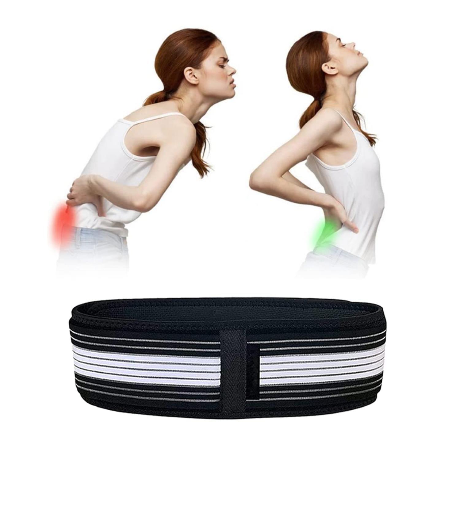 Premium Hip & Pelvic Support Belt for Back Pain Relief - M (Hip Size 32-42 Inch) - Buy Online on GoSupps.com