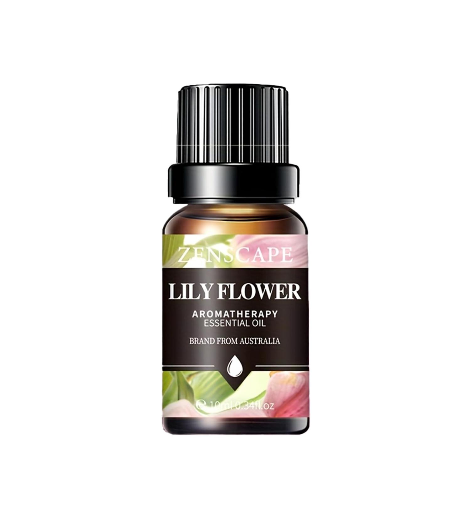 Lily Essential Oil 10ml Single Bottle - Natural Aromatherapy Oil for Diffuser Skin Care Massage & Home Fragrance - Buy Online on GoSupps.com