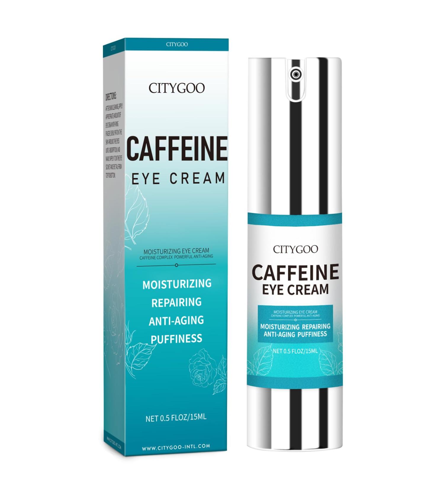 CITYGOO Snail Eye Stick for Dark Circles | Anti-Wrinkle Caffeine Eye Cream for Puffiness Treatment - Buy Online on GoSupps.com