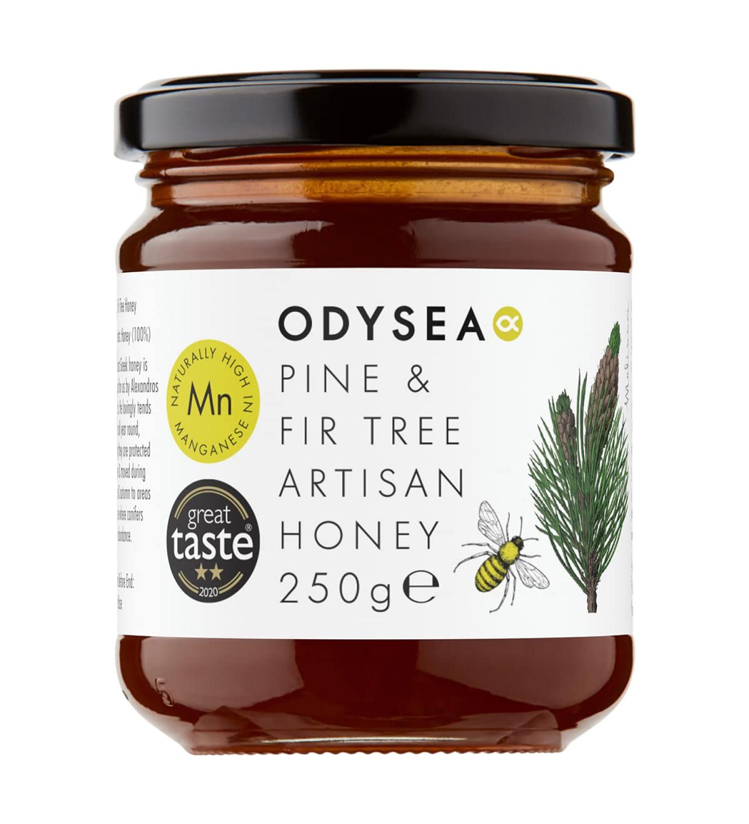 Odysea Pine and Fir Tree Raw Honey 250g - Buy Online on GoSupps.com