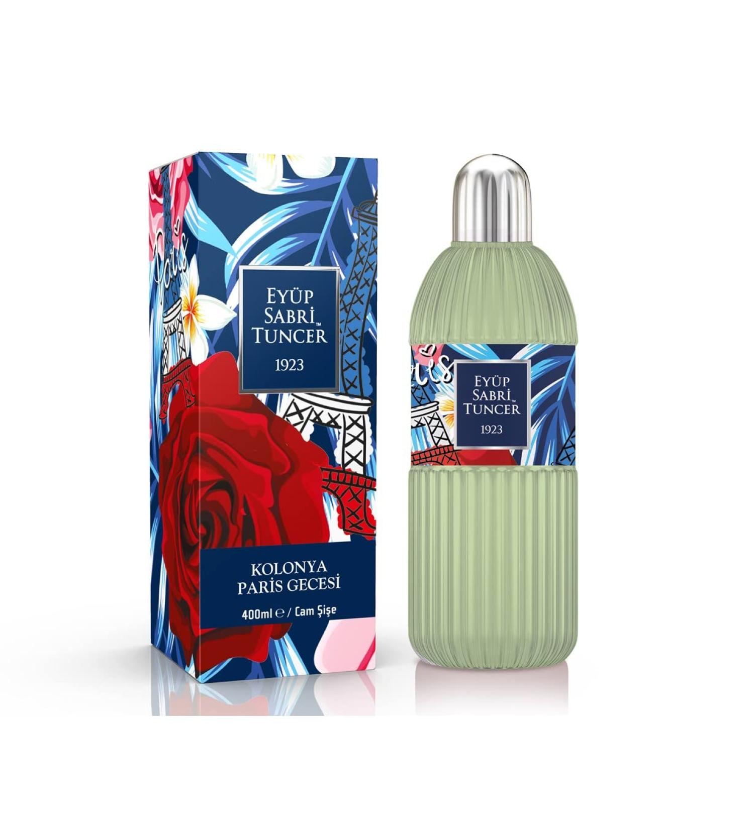 Eyup Sabri Tuncer-EST1923-Eau De Cologne Series (Paris Night 400ml Glass Bottle) Paris Night 12 Fl Oz (Pack of 1)
