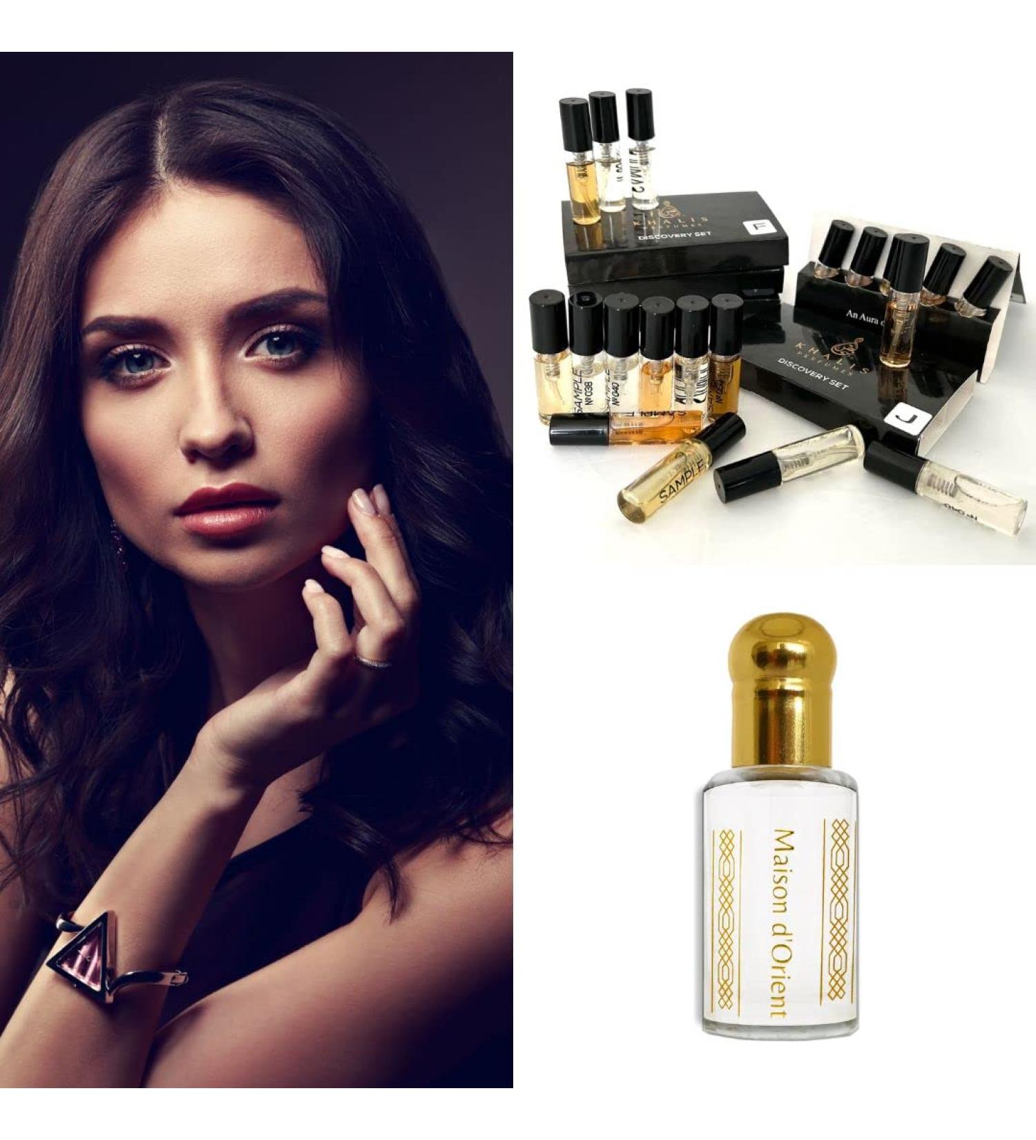 Maison d'Orient KHALIS Feminine Discovery Set (20 Spray Vials) and Musk Tahara Oil Perfume