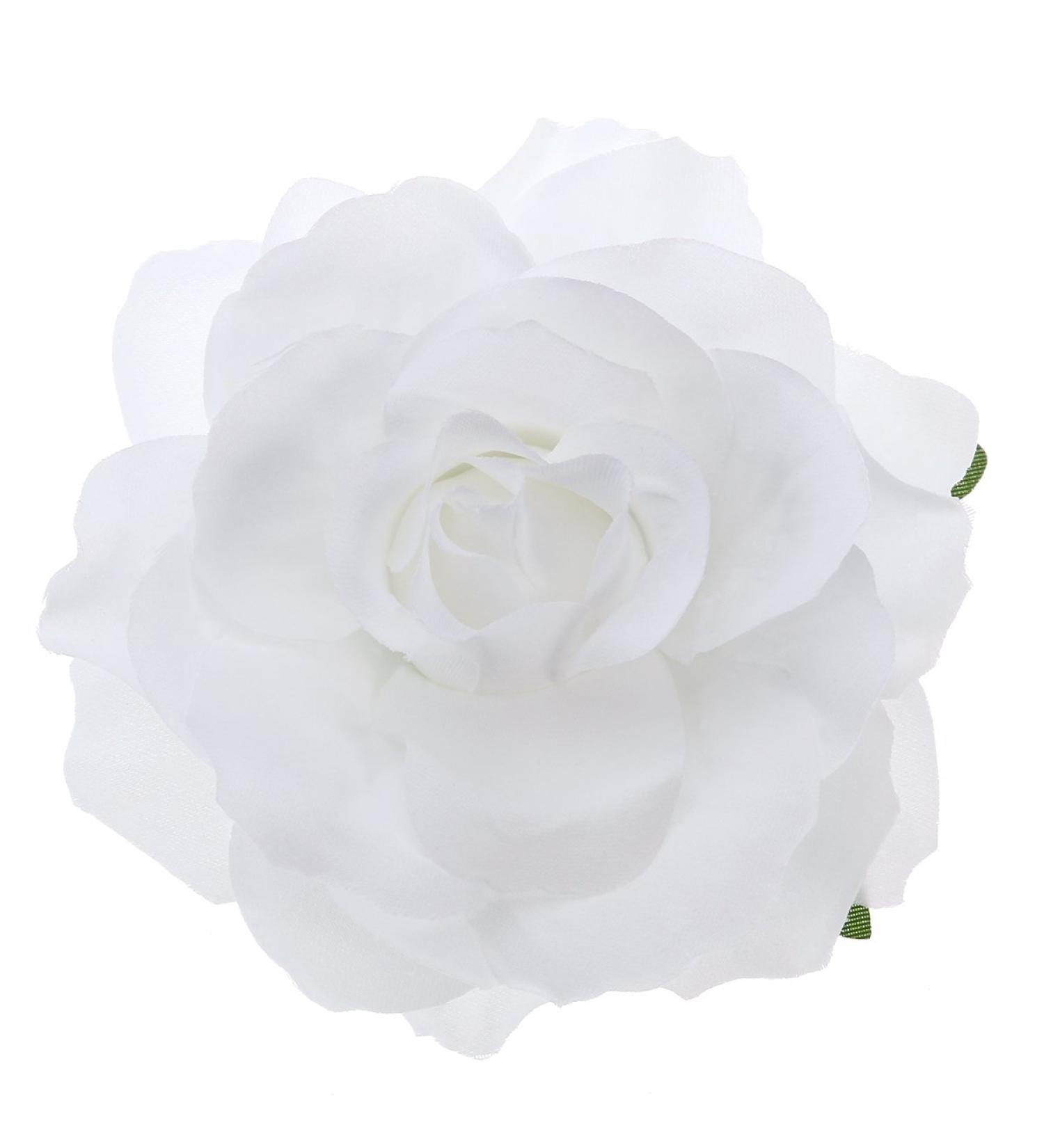 Lurrose Dual-Use Large Rose Hair Clip Brooch - Charming White Accessories for Women | International Shipping Available - Buy Online on GoSupps.com