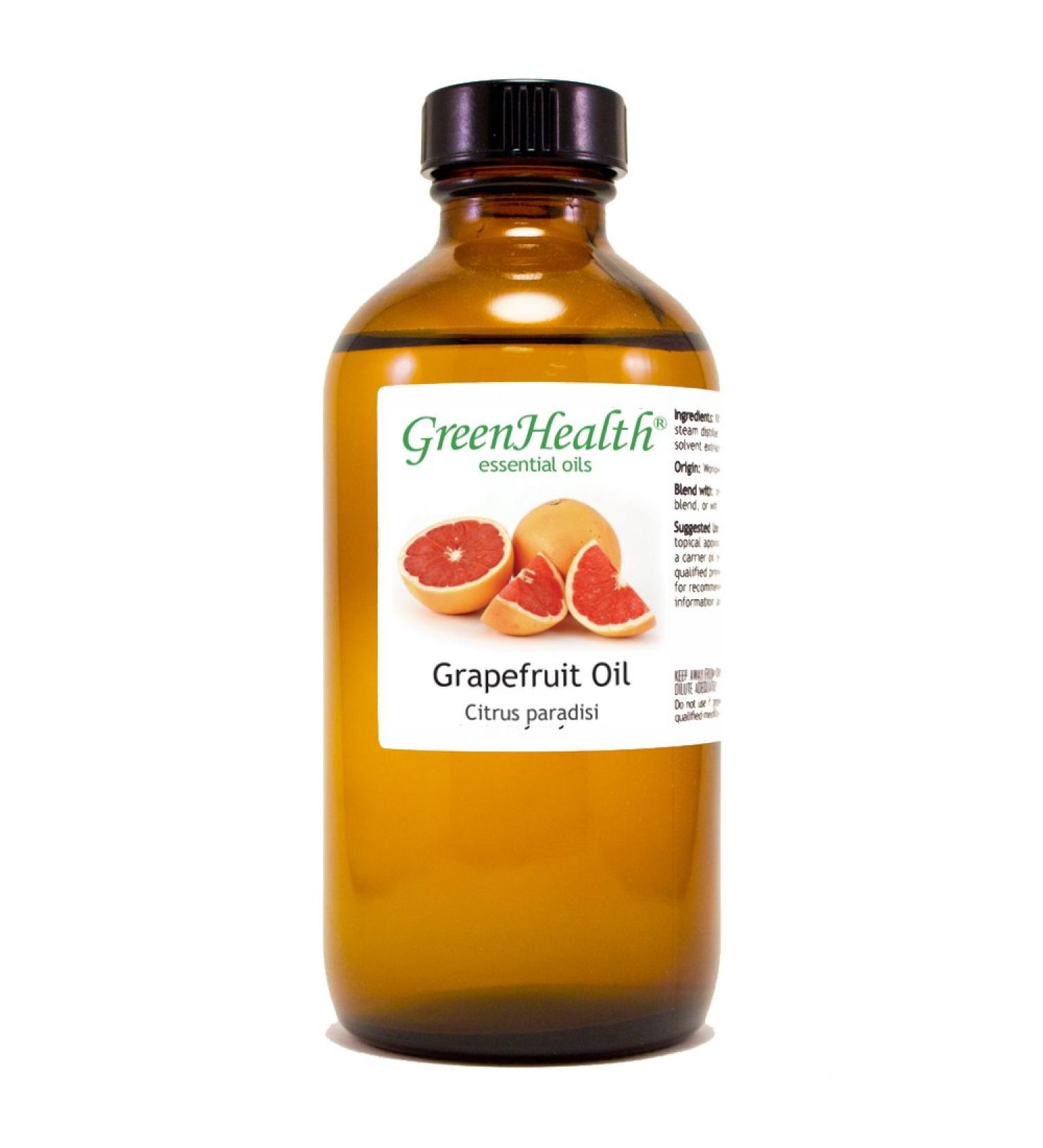 GreenHealth Grapefruit (Pink) 8 fl oz (237 ml) Glass Bottle w/Cap 100% Pure