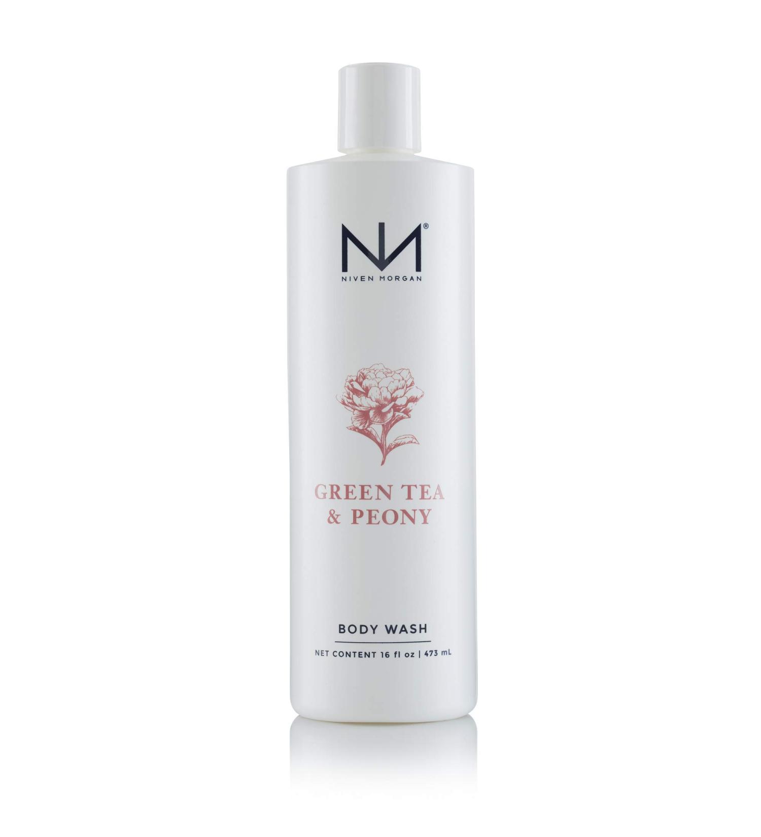 Niven Morgan  Green Tea and Peony Body Wash  16 Fluid Ounces