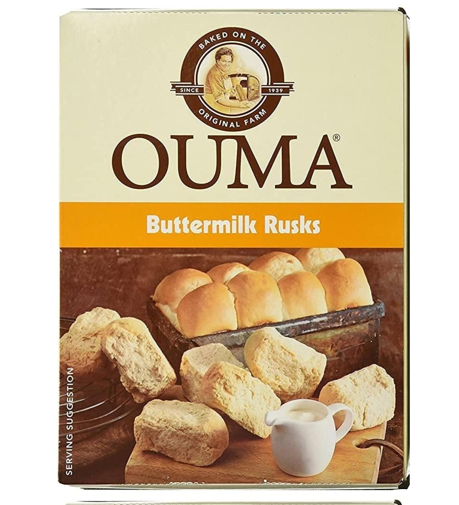 Ouma Buttermilk Rusks 6x500g - Traditional South African Biscuit for Tea and Coffee - Buy Online on GoSupps.com