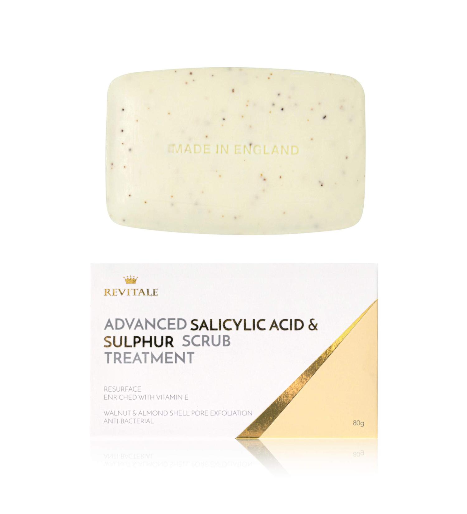 Revitale Salicylic Acid & Sulphur Scrub Soap - Advanced Treatment - Buy Online on GoSupps.com