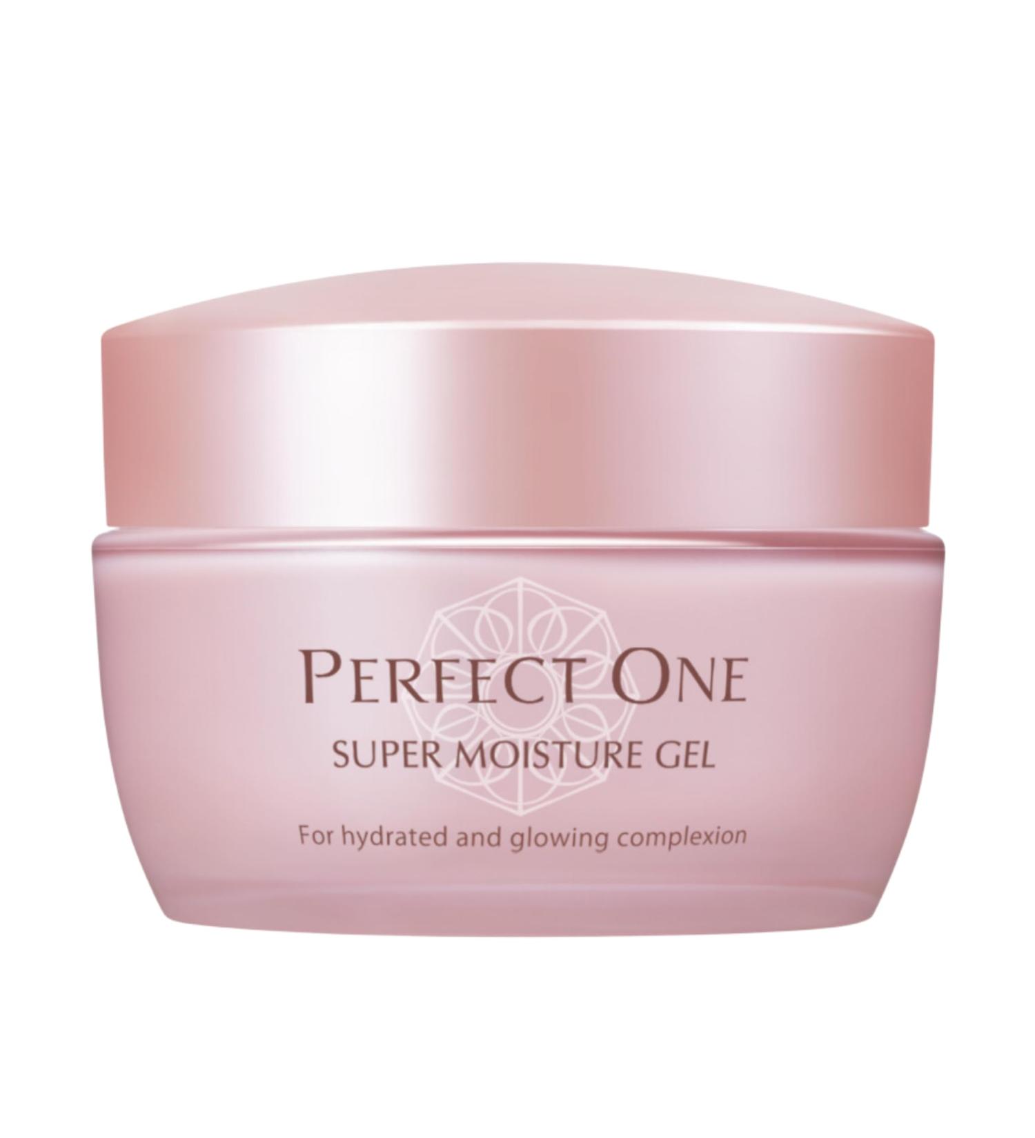 PERFECT ONE Super Moisture Gel - Japanese Facial Cream with Collagen & Hyaluronic Acid | Multi-Use Skincare for All | 1.76 oz (50g) | International Shipping Available - Buy Online on GoSupps.com