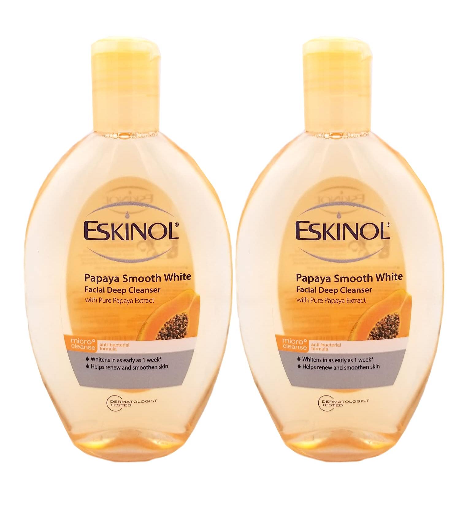 Eskinol Papaya Facial Cleanser 225 milliliter- Pack of 2 - Buy Online on GoSupps.com