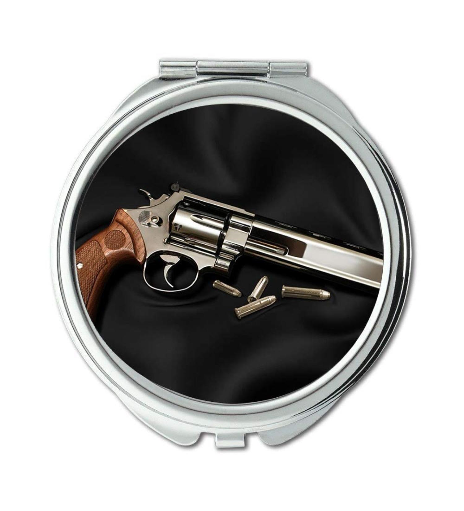 YENDOSTEEN Mirror Compact Mirror gun and roses Round Mirror all gun pocket mirror portable mirror - Buy Online on GoSupps.com
