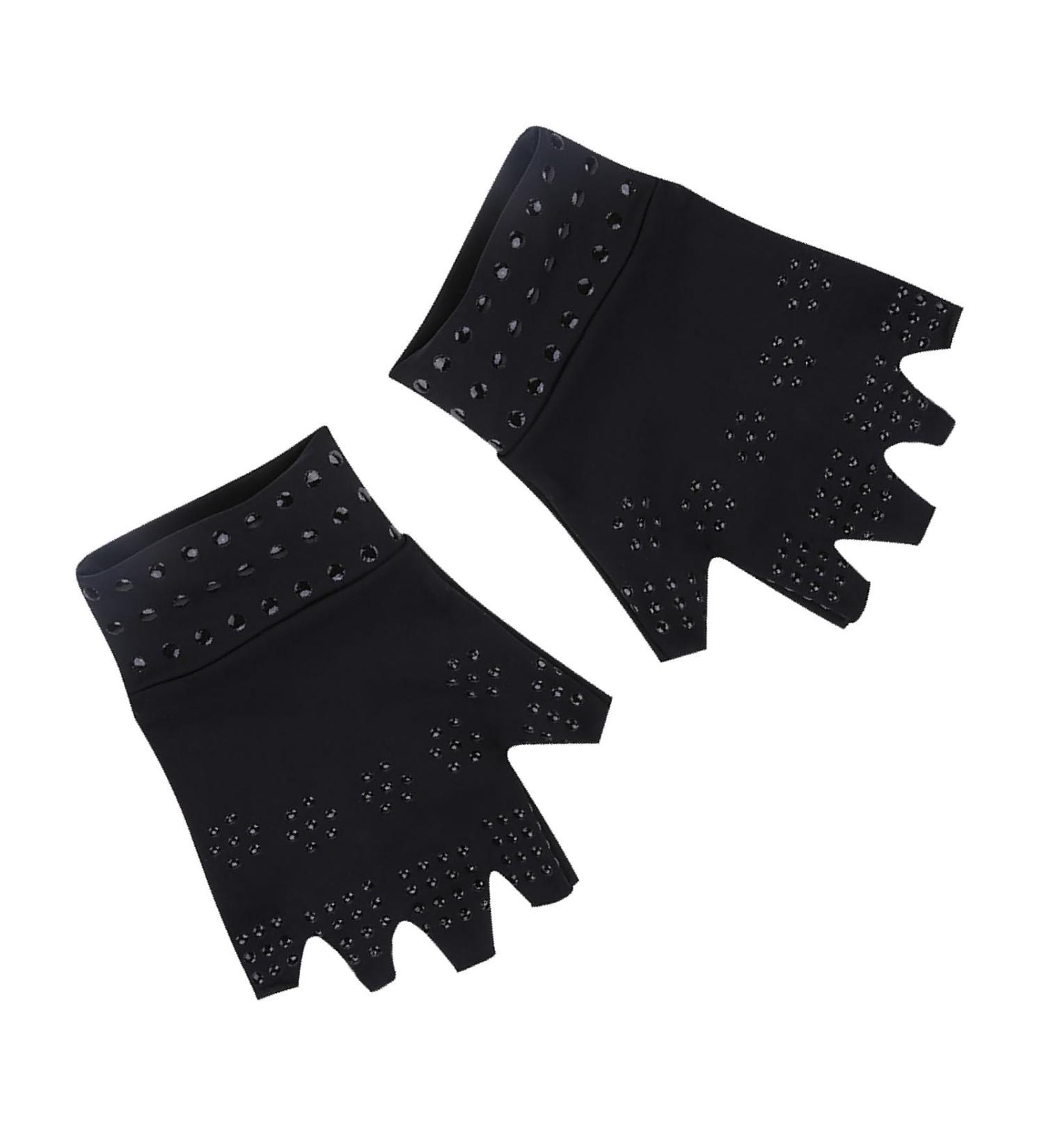 Magnetic Compression Gloves for Hand Pain Relief | Antiedema Health Care Tool - Black - Buy Online on GoSupps.com
