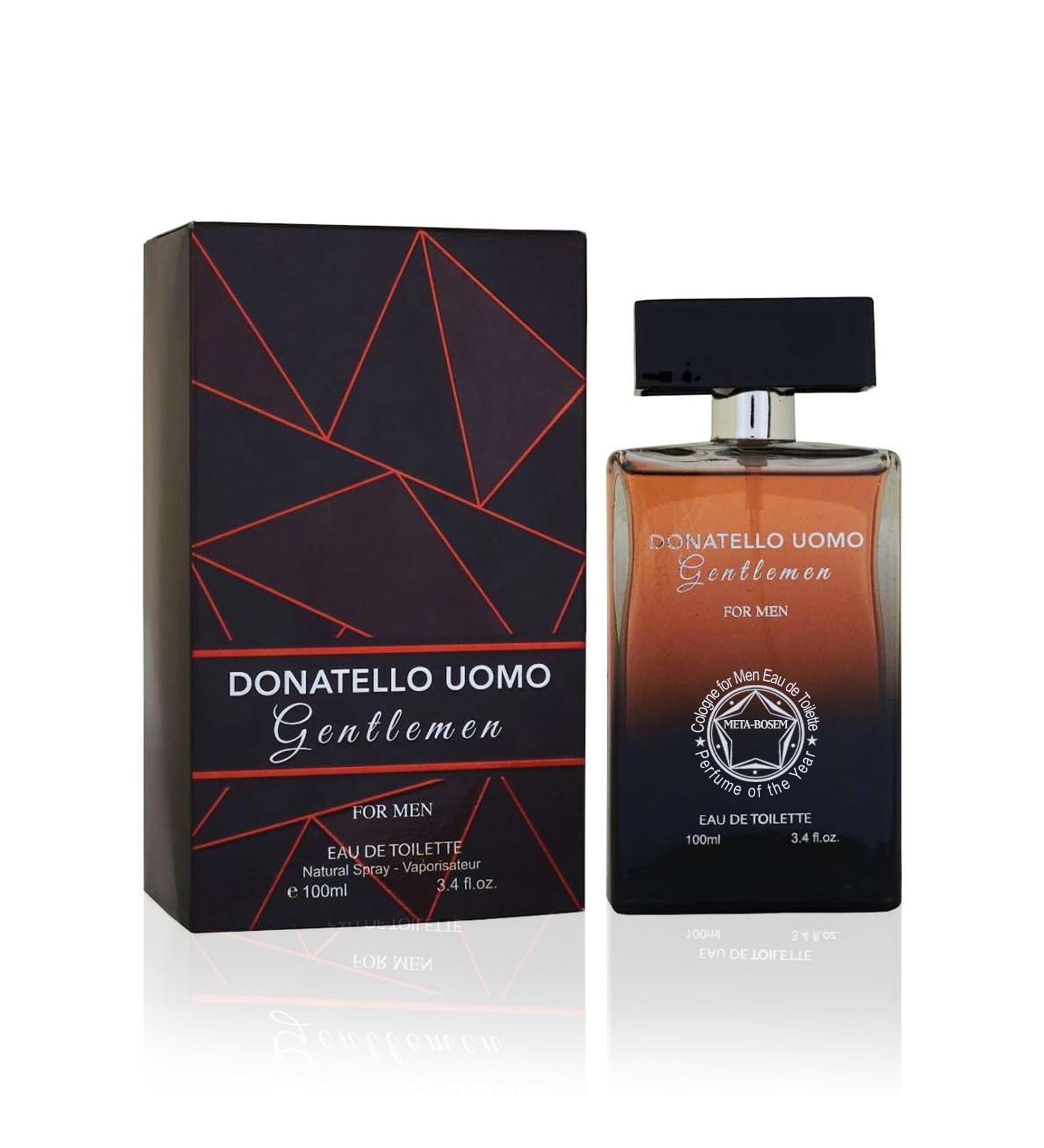 META-BOSEM Dona Uomomen for Men Cologne Masculine Fragrance Eau de Toilette Natural Spray - Woody Fresh Scent - Holiday Gift 3.4 Fl Oz/100 Ml