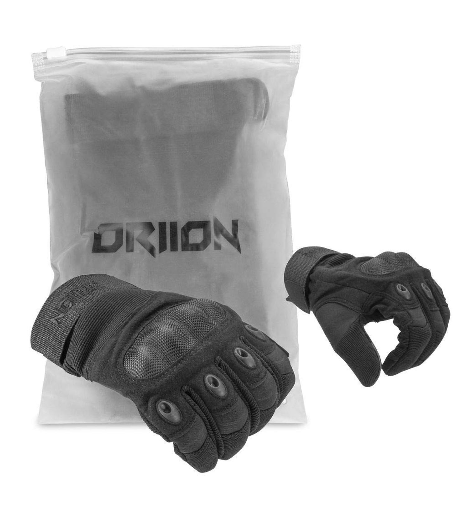 ORIION Tactical Gloves for Men - Heavy Duty Combat & Shooting Gear - Full-Finger Paintball & Airsoft Gloves for Climbing & Riding - Medium Size - Buy Online on GoSupps.com