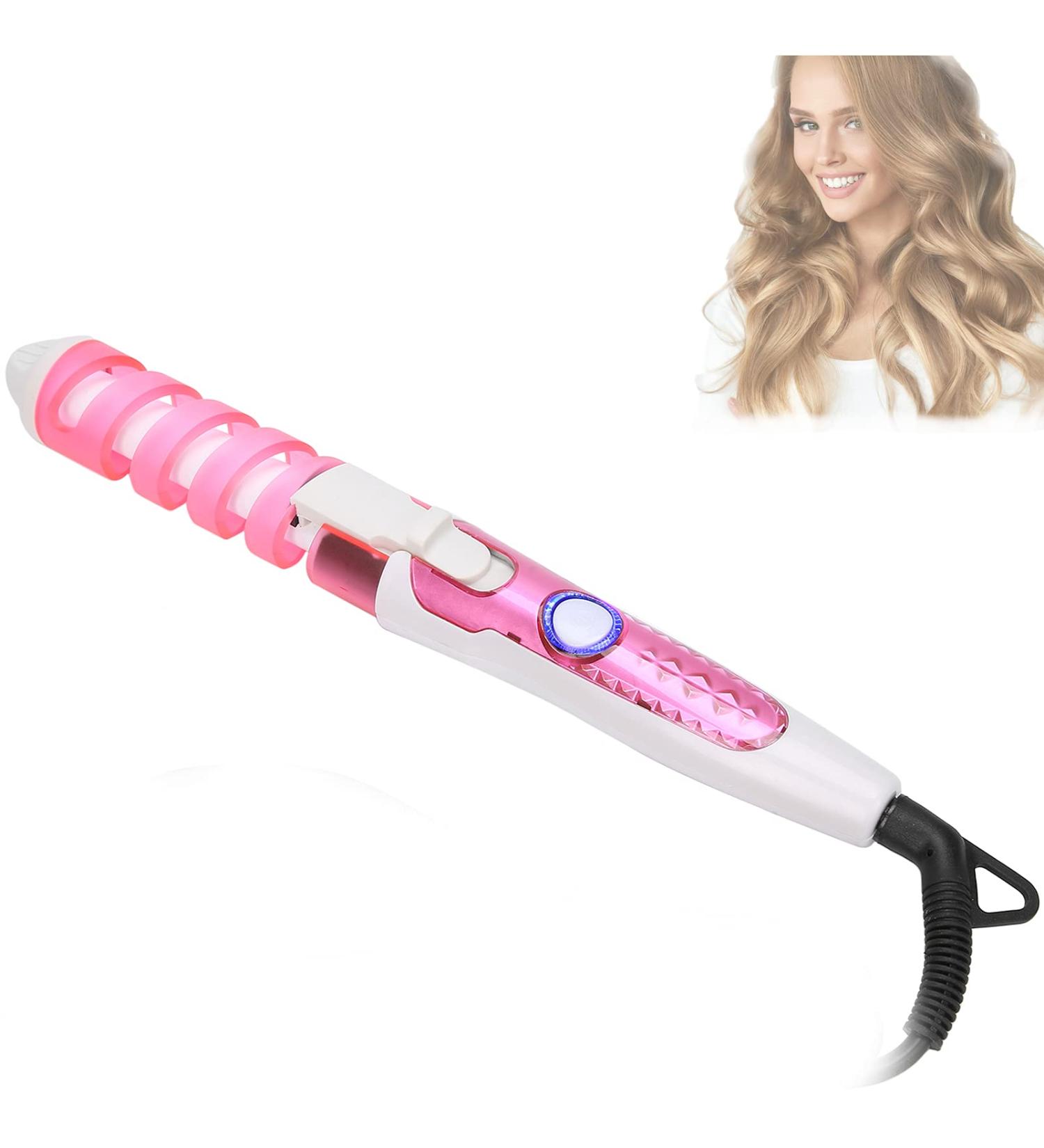 Shop Mini Spiral Hair Curler Wand - Automatic Wavy Curling Iron | Anti-Scald Constant Temperature | International Shipping Available - Buy Online on GoSupps.com
