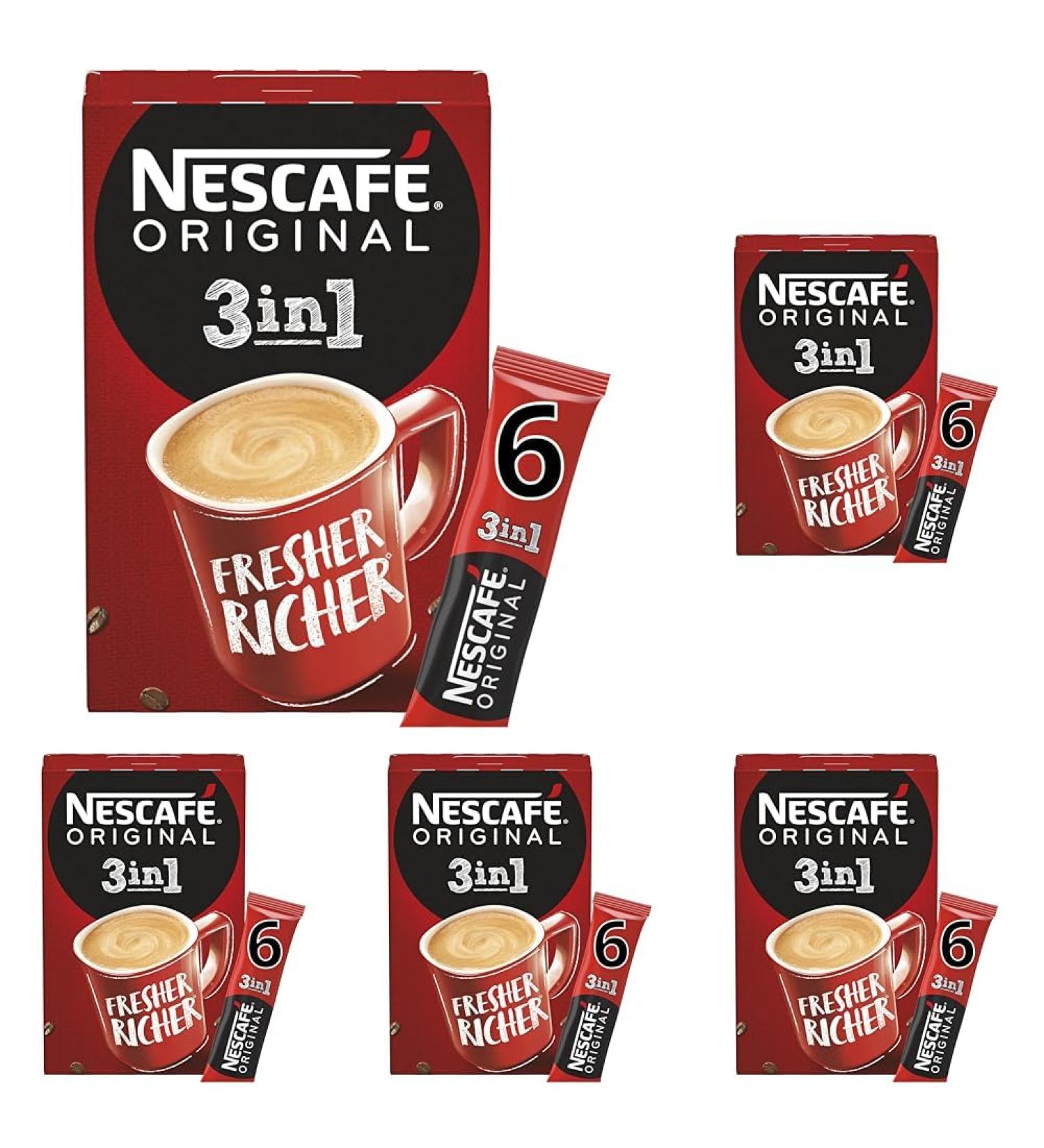 Nescaf Original 3in1 17 g 6 Count (Pack of 5) - Buy Online on GoSupps.com