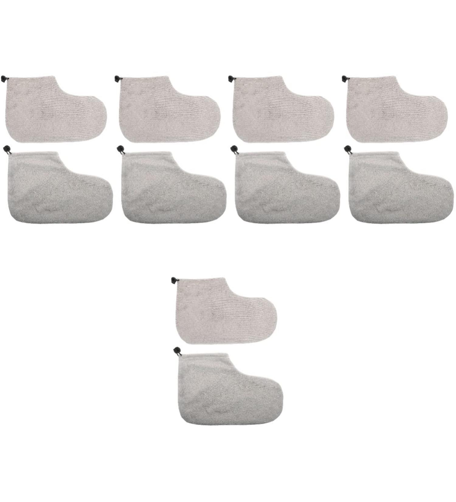 Beaupretty 5 Pairs Wax Therapy Warm Foot Cover Wax Therapy Foot Wraps Paraffin Wax Foot Covers Moisturizing Gloves Boots Wax Bags Foot Warming Cover Foot Therapy Warming Cover Foot Spa Cover - Buy Online on GoSupps.com