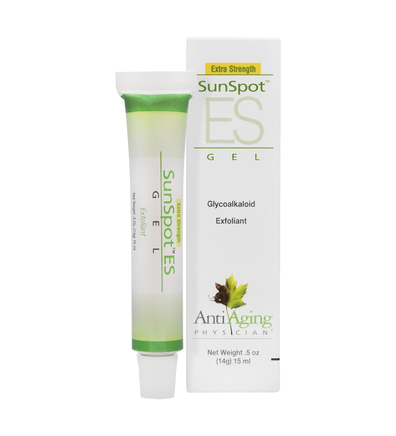 Lane Labs SunSpot ES Exfoliating Gel with Aloe Vera & Tea Tree Oil (0.5 oz) - Buy Online on GoSupps.com