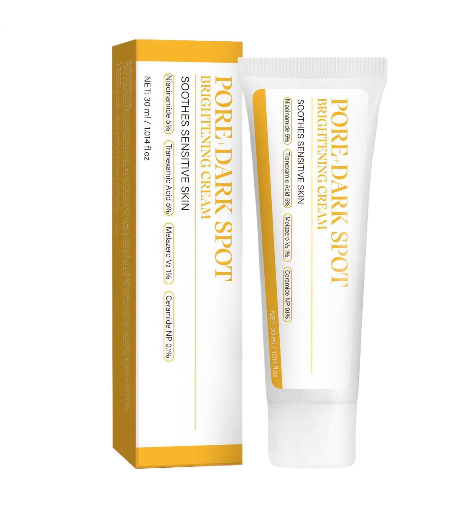  Hjatirace Brightening Cream Fast Absorption 30ml Pore Repair Lotion Anti-Scar Cream Brightening Enhancer For Men Women Body Whitening Whitening Face Neck - Buy Online on GoSupps.com