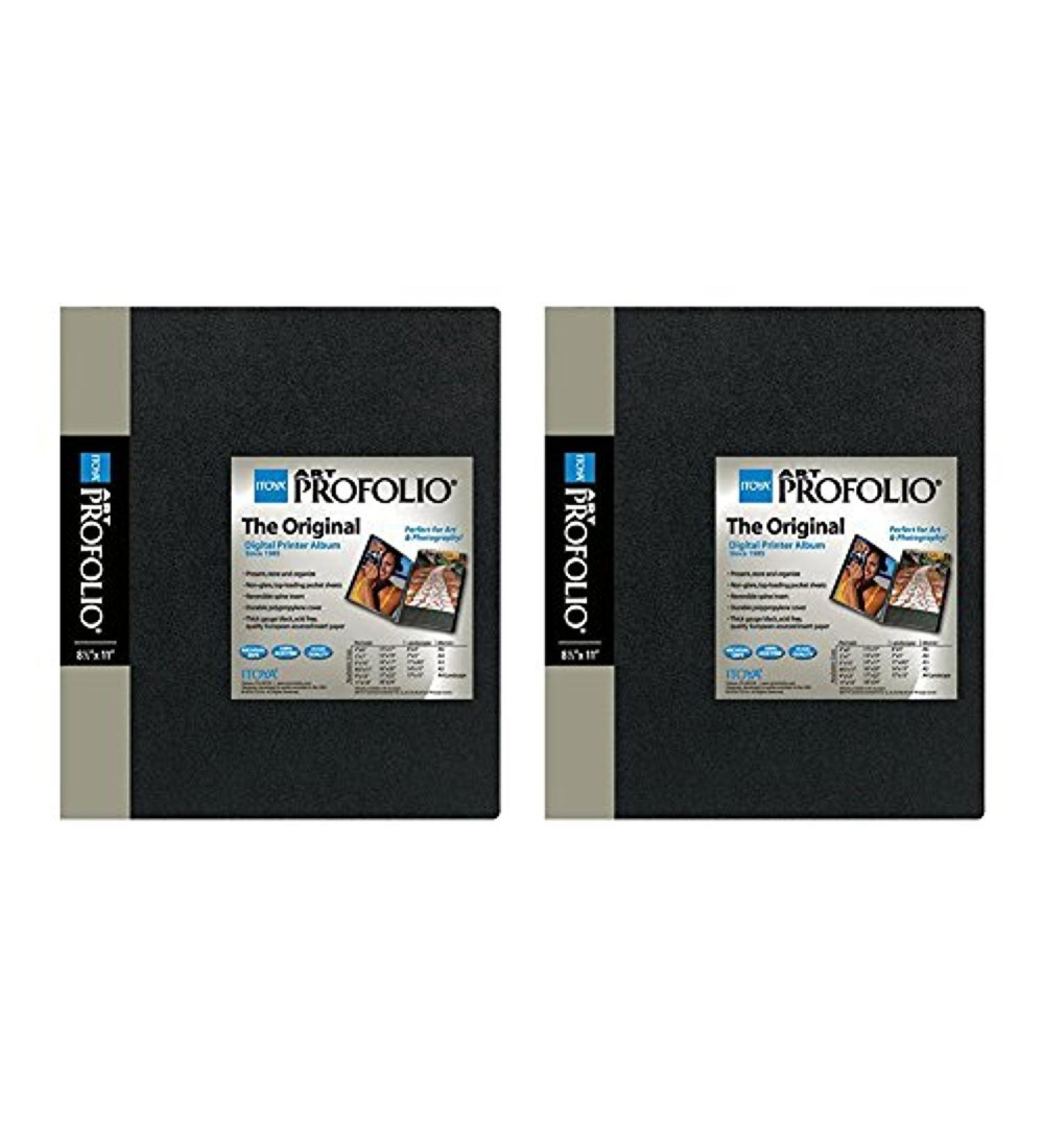 Itoya Original Art Profolio 8.5" x 11" Storage/Display Book (24 pages, 2-pack)