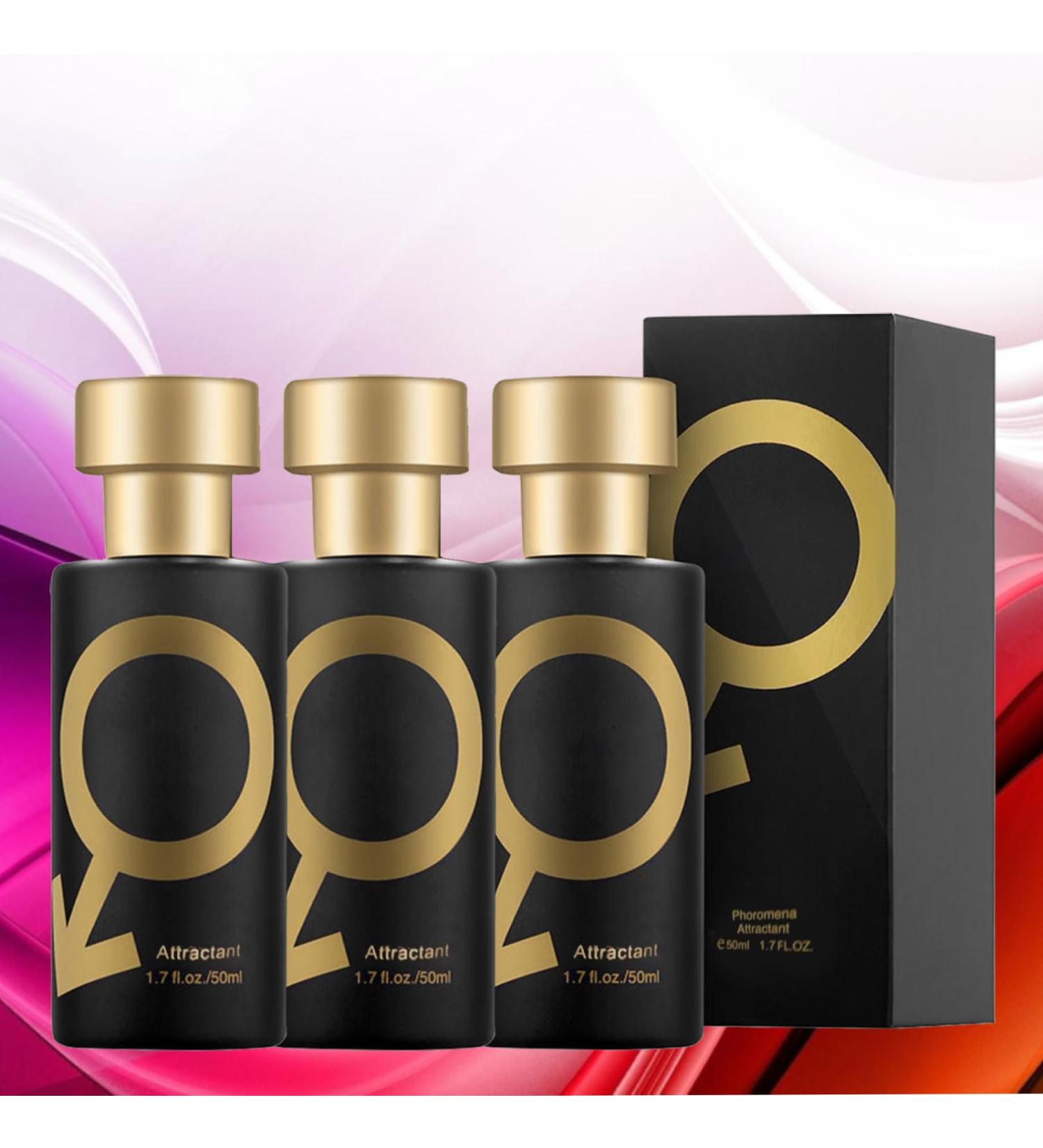 Golden Perfume for Men - 50ml/Pack Romantic Glitter Perfume with Cologne Spray Long Lasting (3 PCS) - Buy Online on GoSupps.com