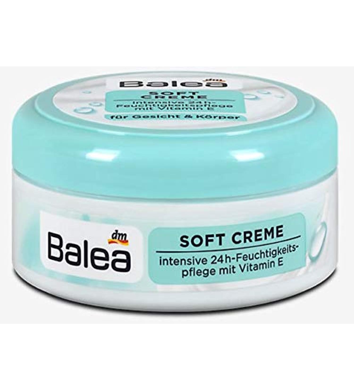 Buy Balea Soft Cream for Face & Body with Vitamin E - 250ml | Moisturizing & Hydrating - International Shipping Available - Buy Online on GoSupps.com