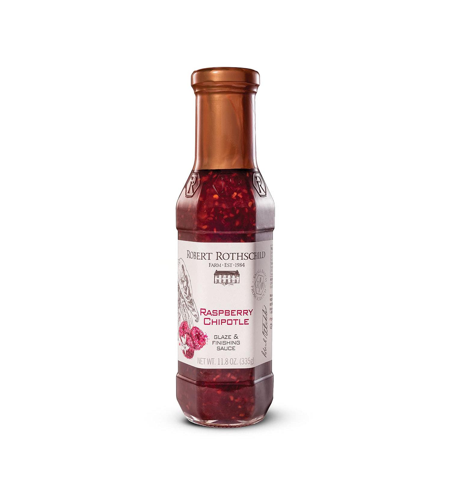 Robert Rothschild Farm Raspberry Chipotle Gourmet Glaze 11.8 Oz - Sweet, Smoky Marinade and Finishing Sauce - Pack of 1 - Buy Online on GoSupps.com