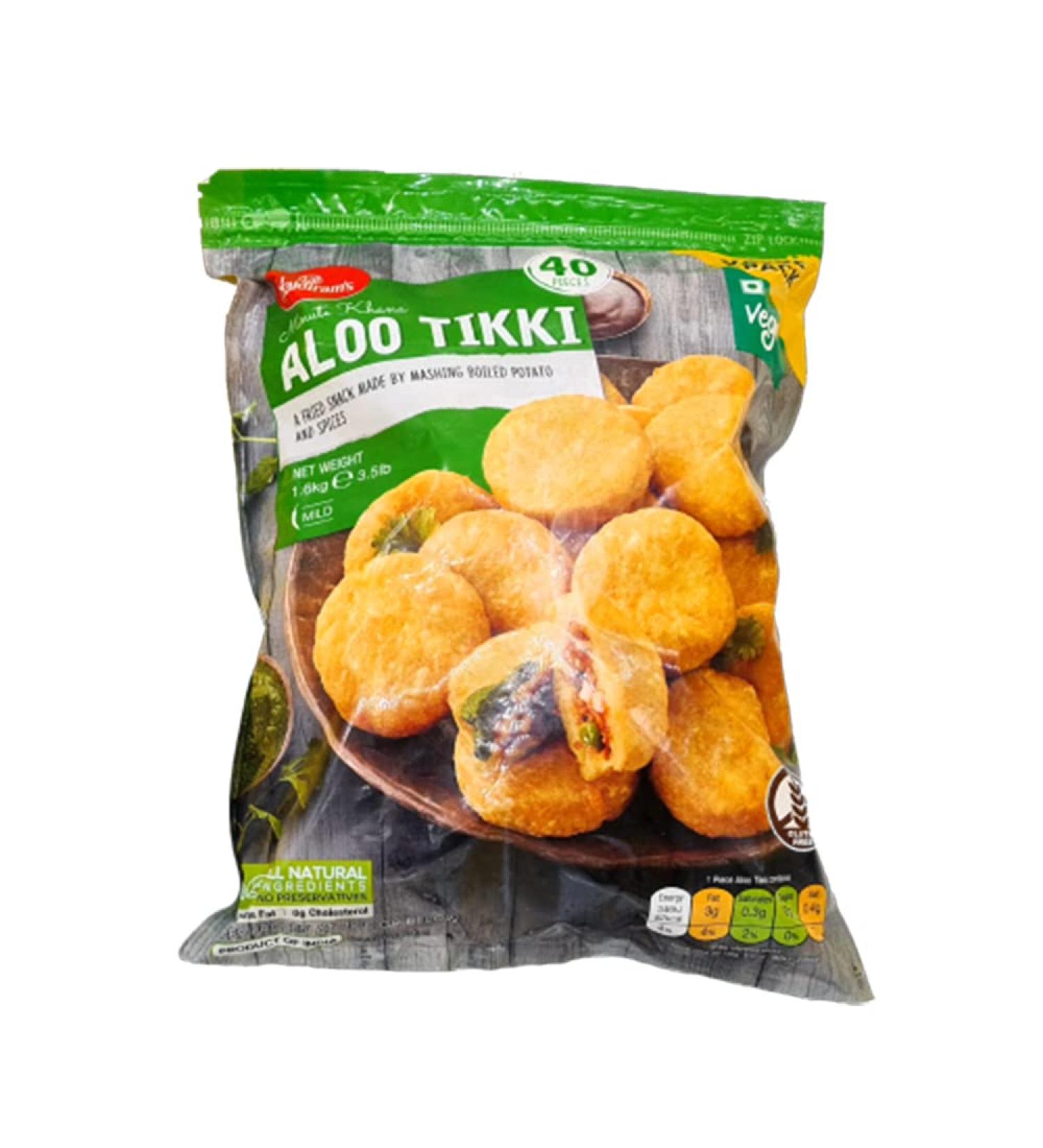 Haldiram's Aloo Tikki | 1.6KG | Potato Patties |Ready to Eat | 100% Fresh | Indian Origin - Buy Online on GoSupps.com