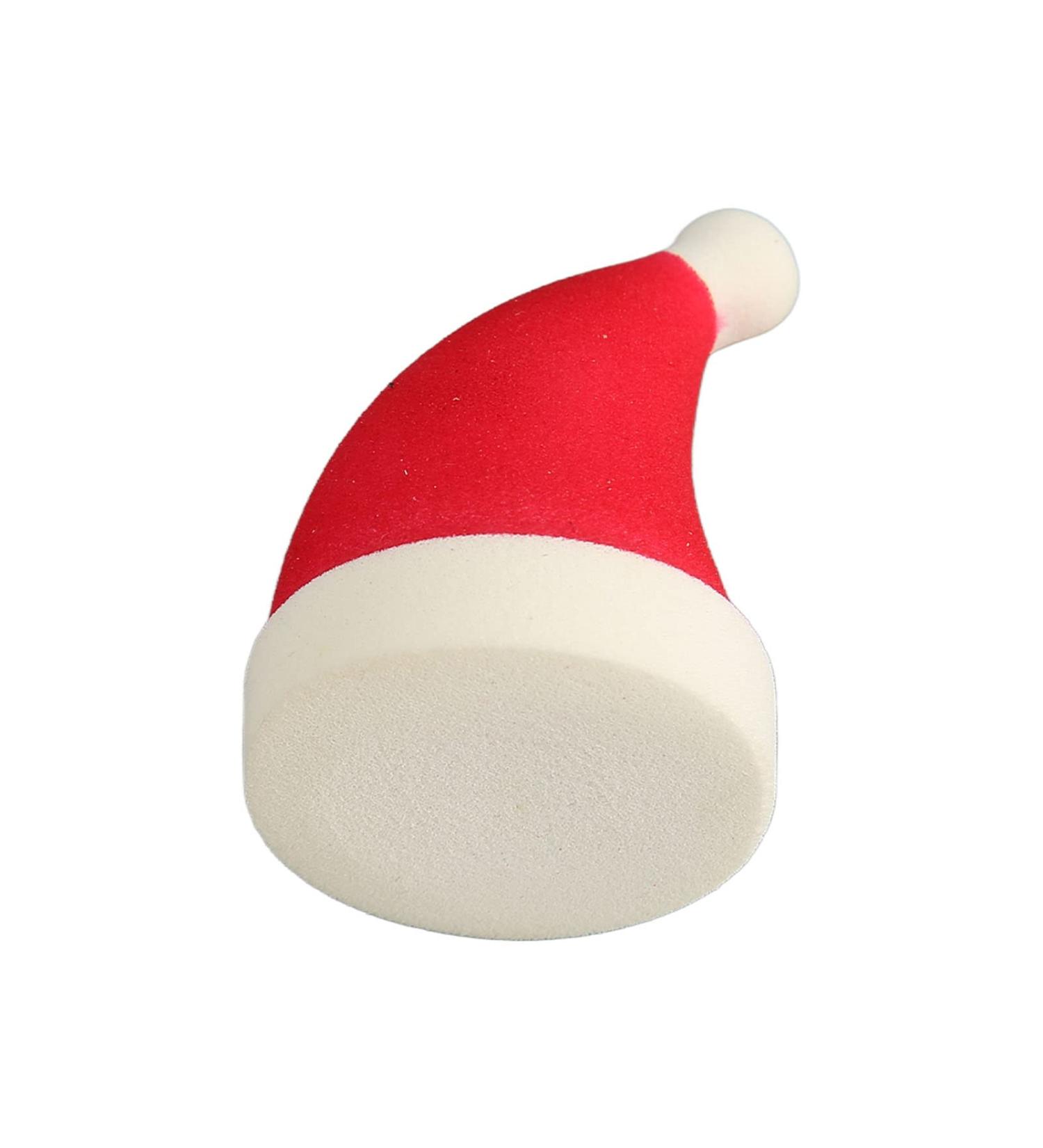 Buy Super Soft Makeup Sponges - Christmas Hat Wet & Dry Blending Sponges for Flawless Skin | International Shipping Available - Buy Online on GoSupps.com