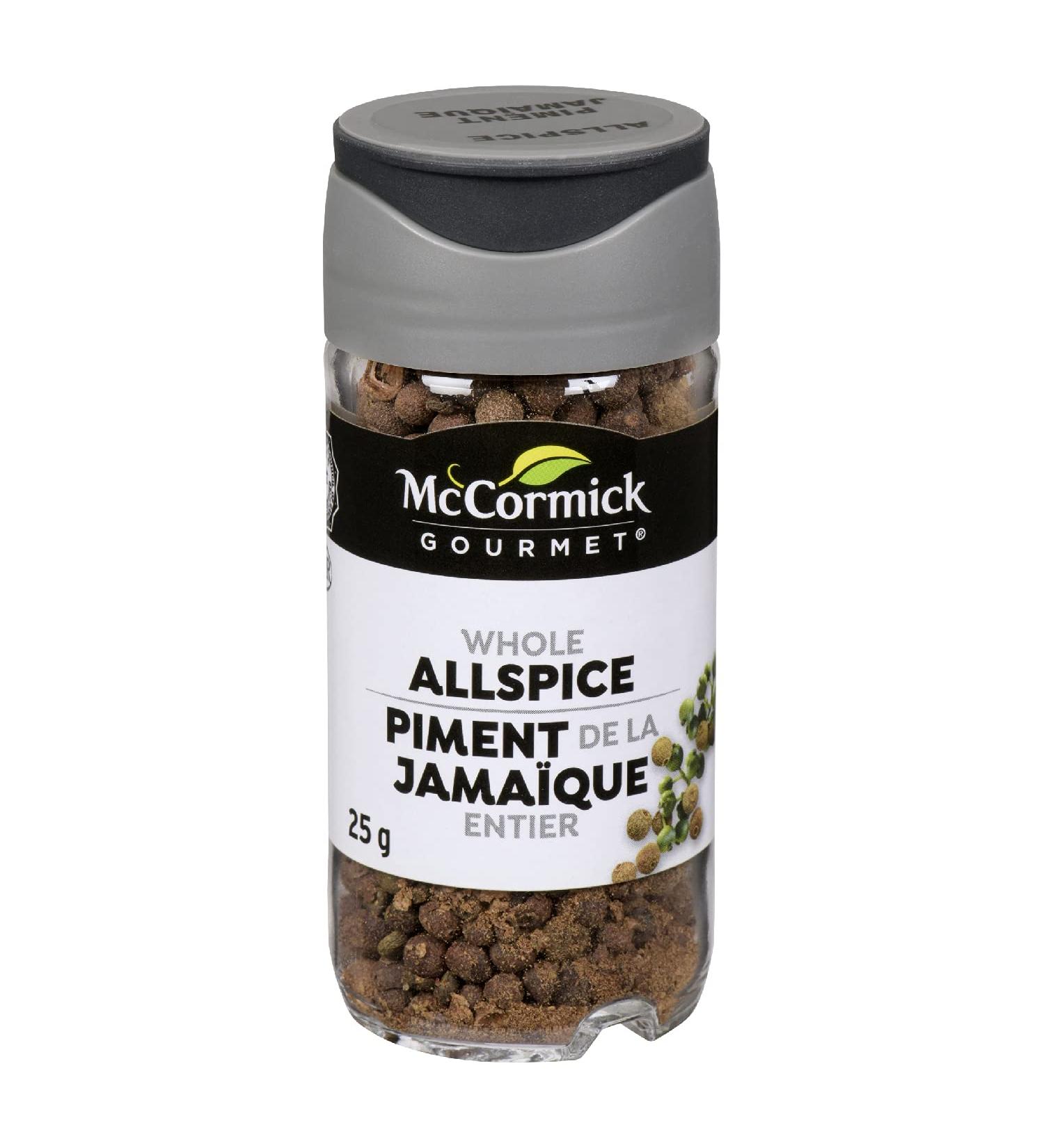 McCormick Gourmet (MCCO3) New Bottle Premium Quality Natural Herbs & Spices Allspice Whole 25g - Buy Online on GoSupps.com