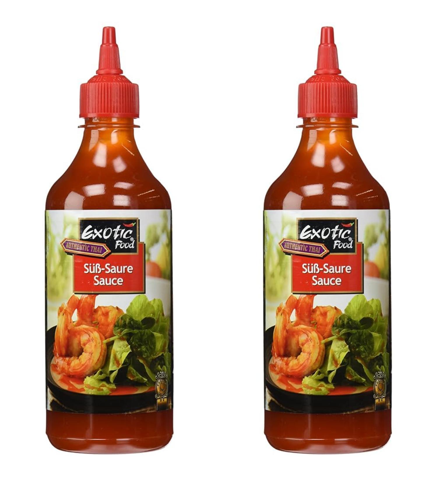 Buy Exotic Sweet and Sour Sauce - 455ml PET Bottle (Pack of 2) | International Shipping - Buy Online on GoSupps.com