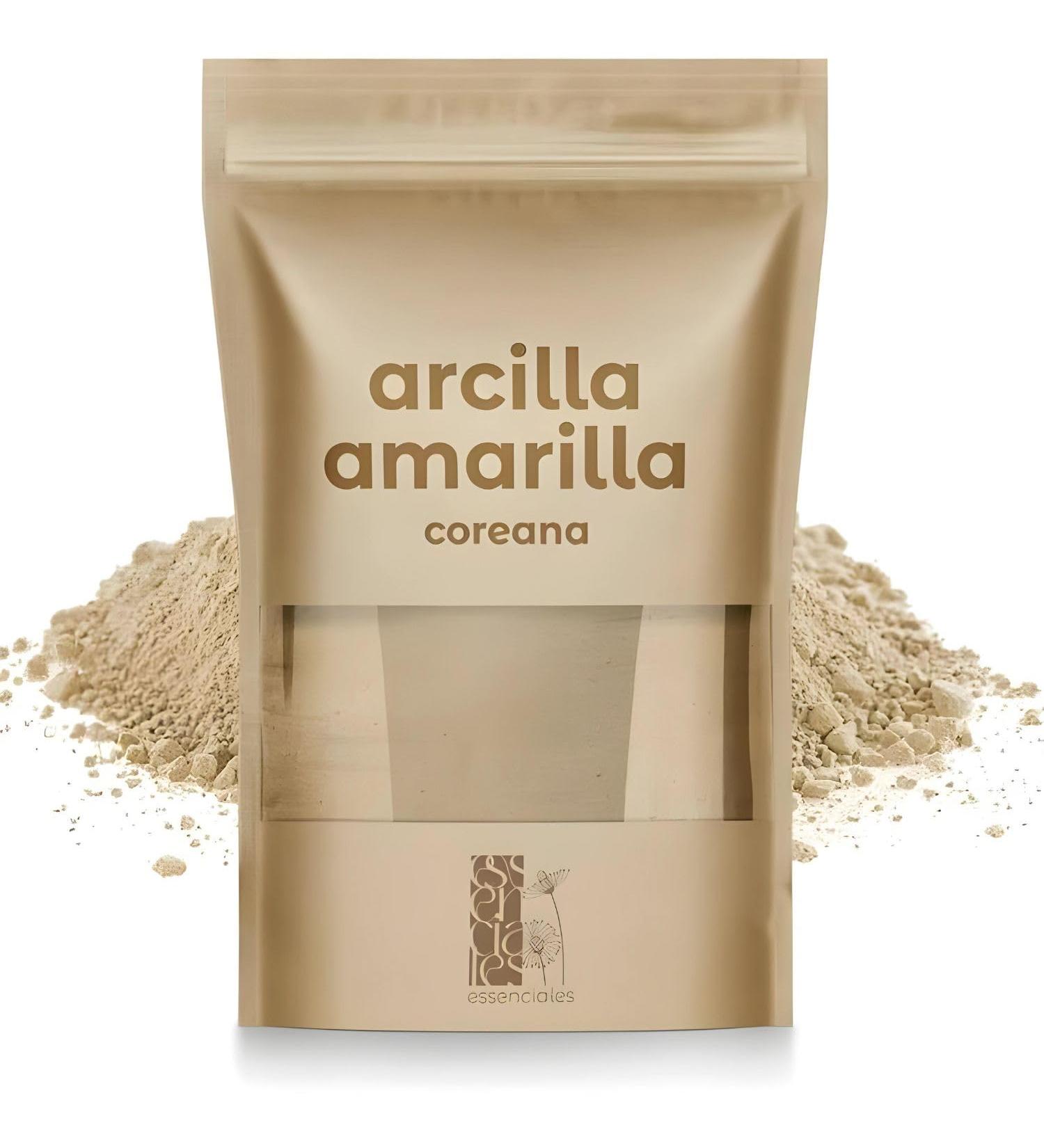  Essenciales Korean Yellow Clay Face Mask for Cleansing 400g - Korean Skincare purifies and softens your skin with professional results at home - Buy Online on GoSupps.com