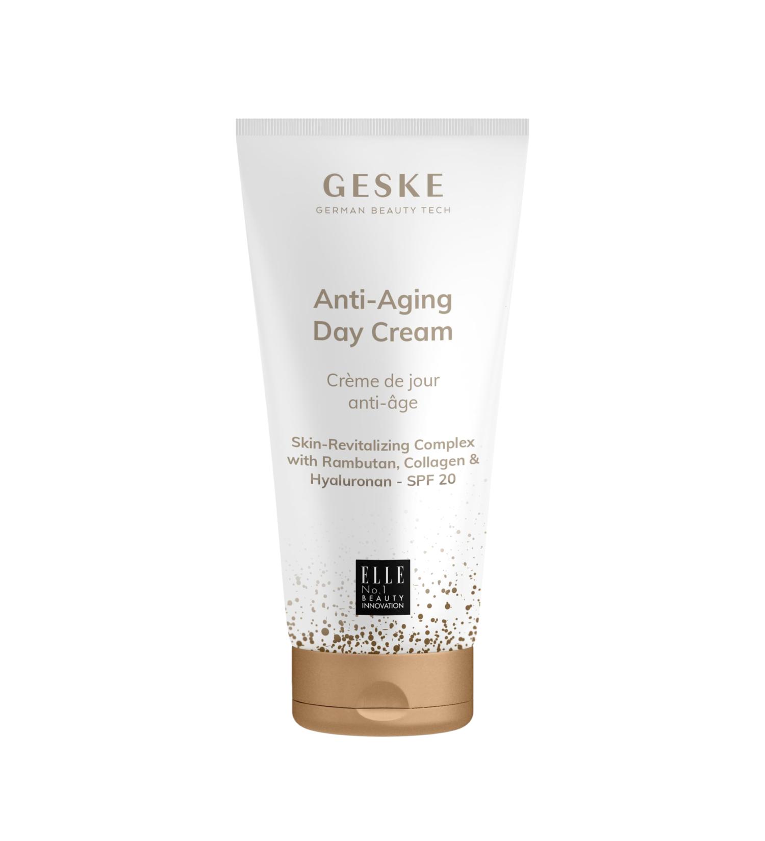 GESKE | Anti-Aging Day Cream | SPF 20 | Hyaluronic Moisturizer | Anti-Wrinkle Cream | Skin Moisturizer | Cruelty-Free Vegan Formula | Complements GESKE SmartAppGuided Devices
