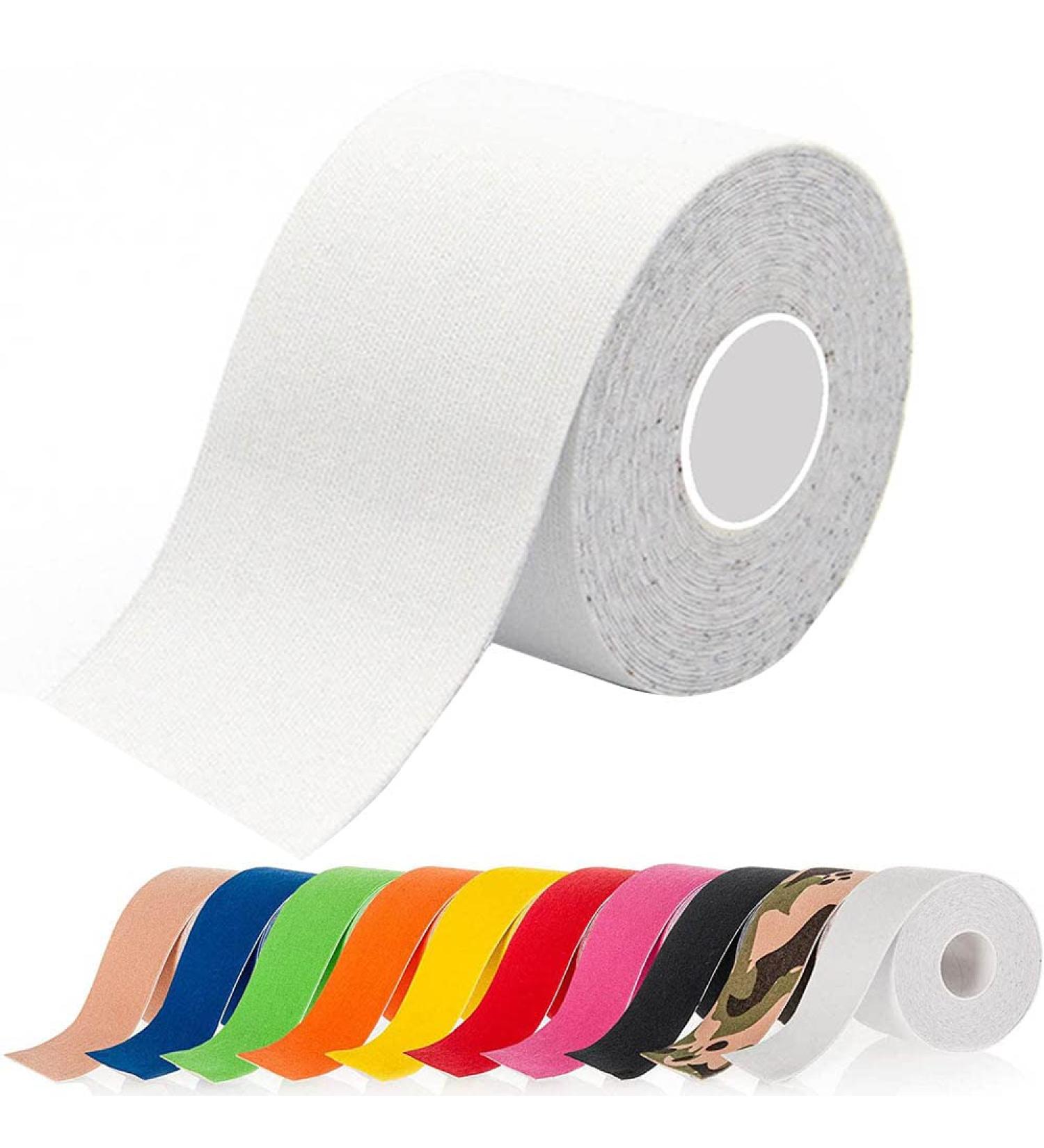 ATETEO Kinesiology Tape F-white L 5mX5cm | High-Quality Athletic Tape - Buy Online on GoSupps.com