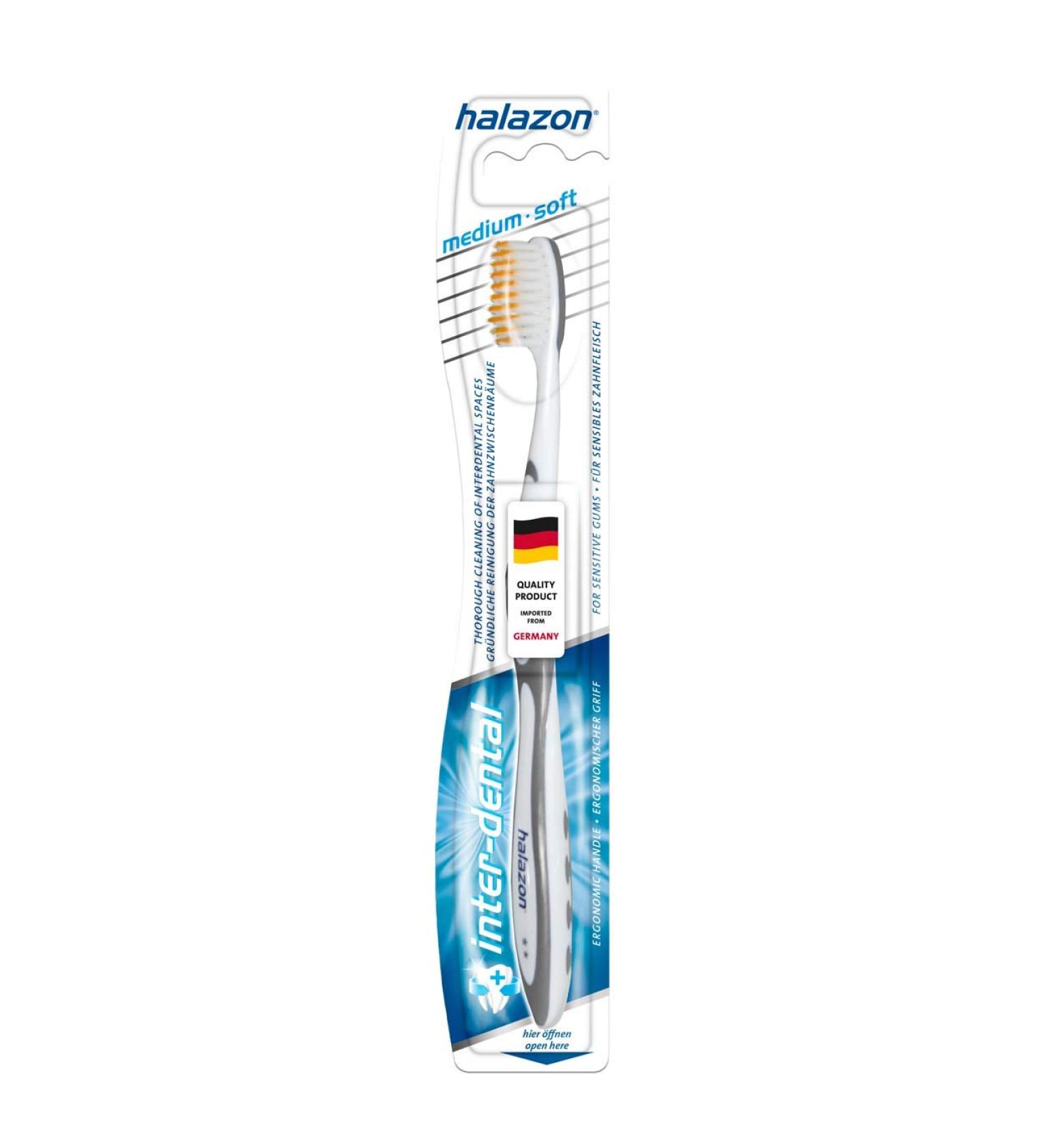 halazon toothbrush Toothbrush inter-dental medium- soft 1 pc.