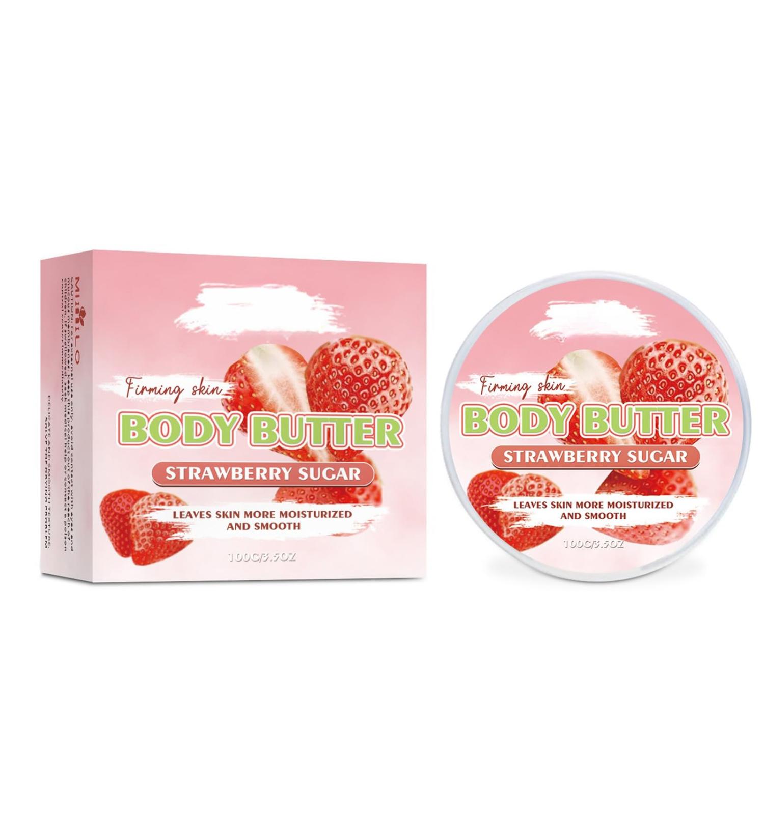 BAYUELSWU Body Glaze Body Butter Donut 3.5 oz Body Cream Leaves Skin Soft Magnesium Cream New Body Glaze Deeply Moisturizes Skin for Body (A Set) - Buy Online on GoSupps.com