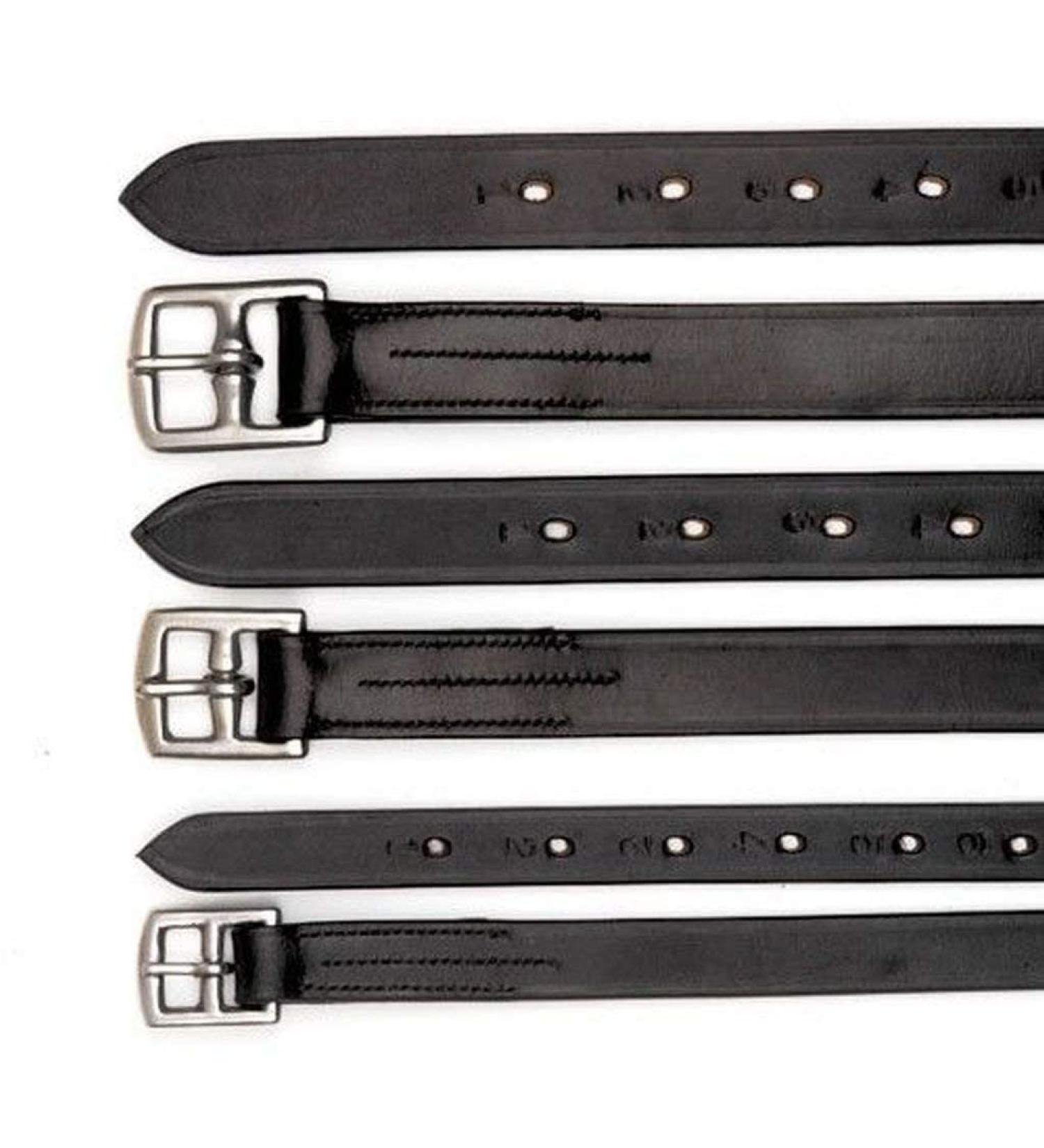 Wonde wish Black Stirrup Leathers Size: 1x54" Size: 1x54 Black