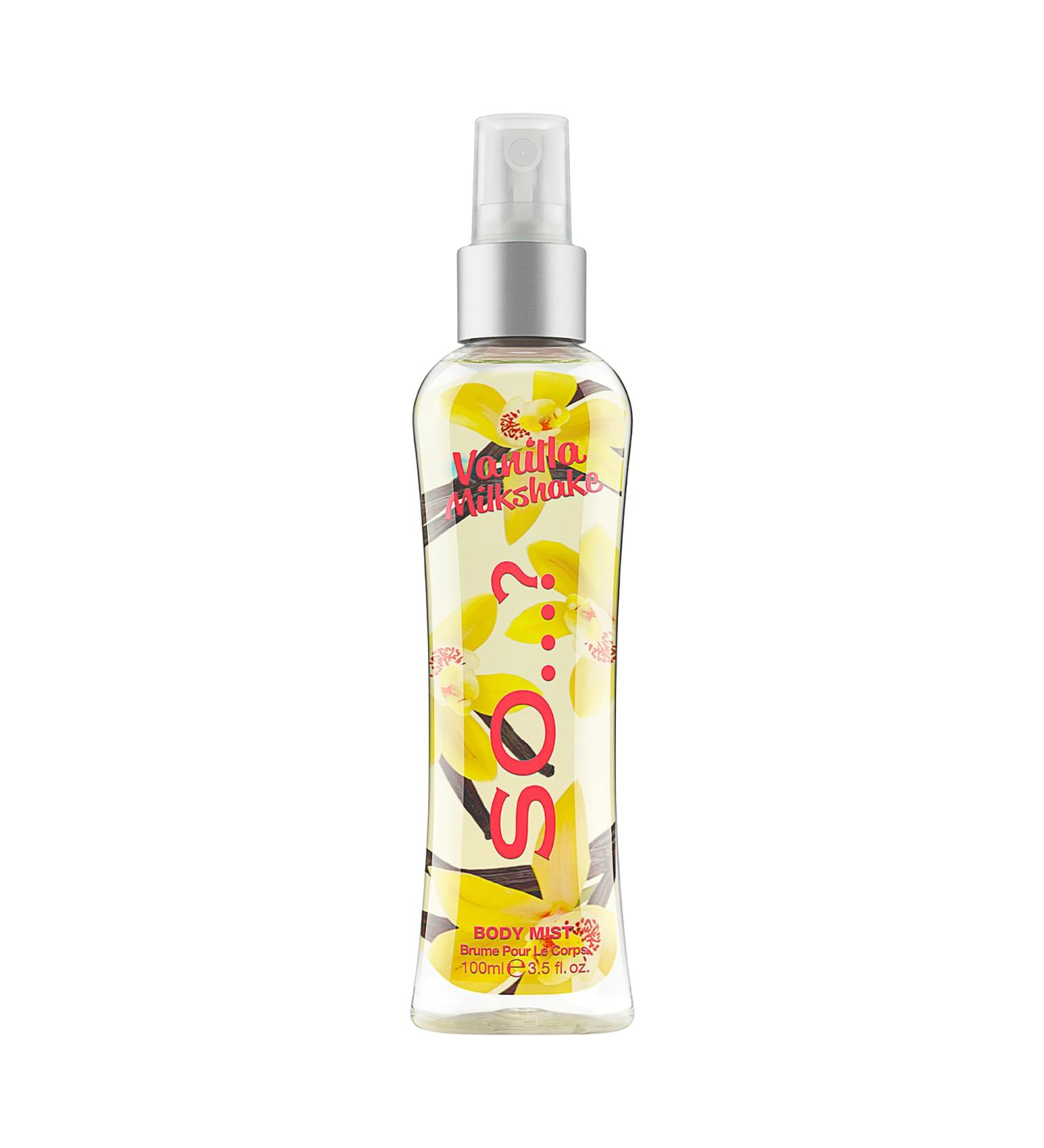 So... Vanilla Milkshake Body Mist - Vanilla Perfume with Peach Plum Rose Notes - Ideal Gifts for Women - Long-Lasting Perfume for Women - 3.5 oz - Buy Online on GoSupps.com